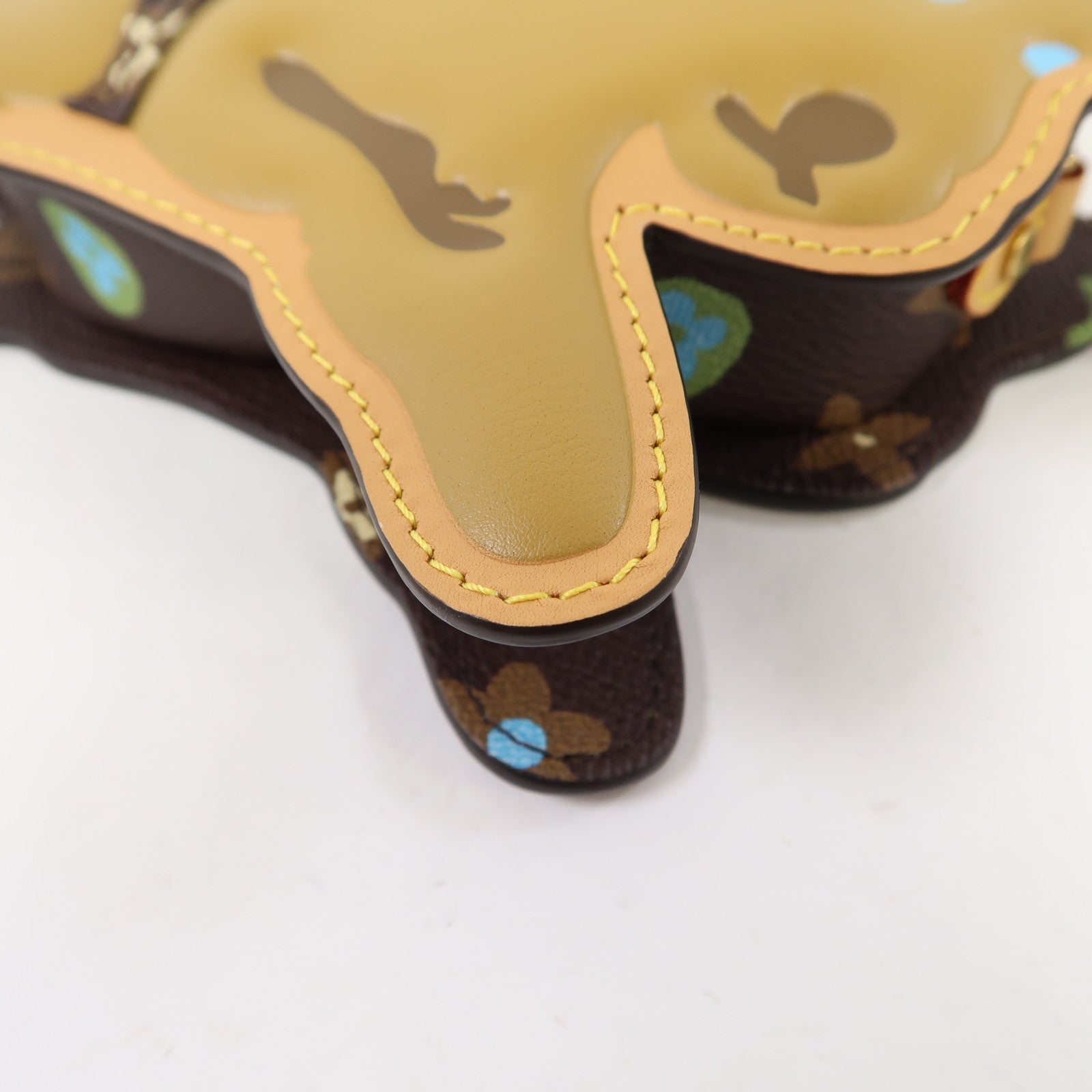 LOUIS VUITTON Monogram Craggy Dog On Strap金扣肩背袋啡色