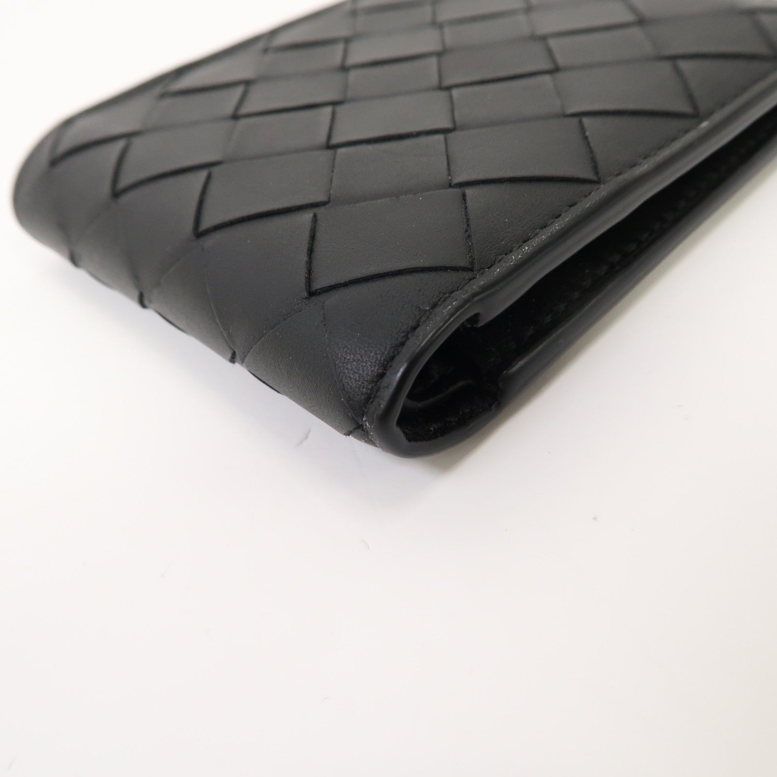BOTTEGA VENETA 織紋皮革Wallet錢包黑色