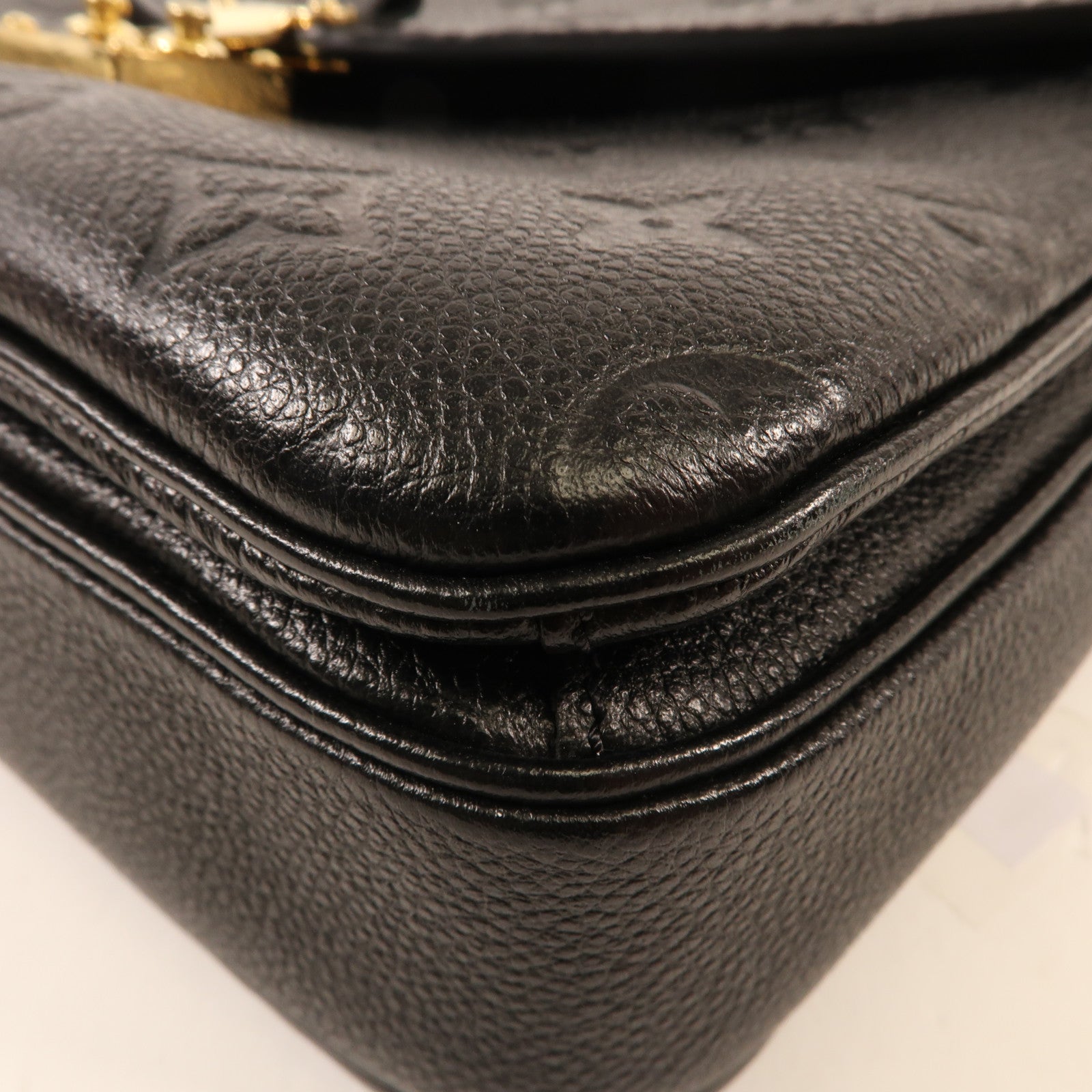 LOUIS VUITTON Monogram Empreinte Pochette Metis金扣手挽肩背兩用袋