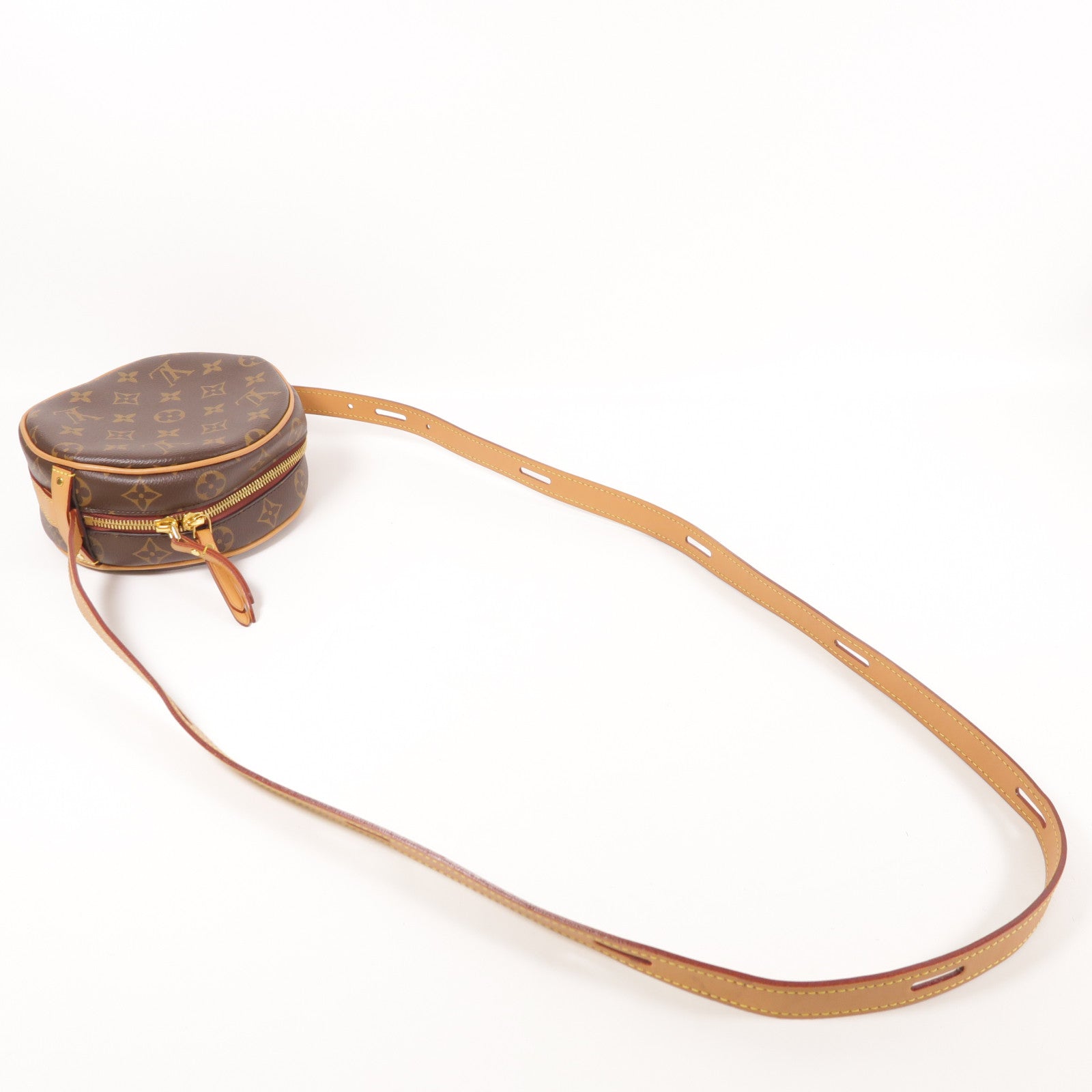 LOUIS VUITTON LV Boite Chapeau Souple PM Shoulder Bag M45149 Monogram Brown