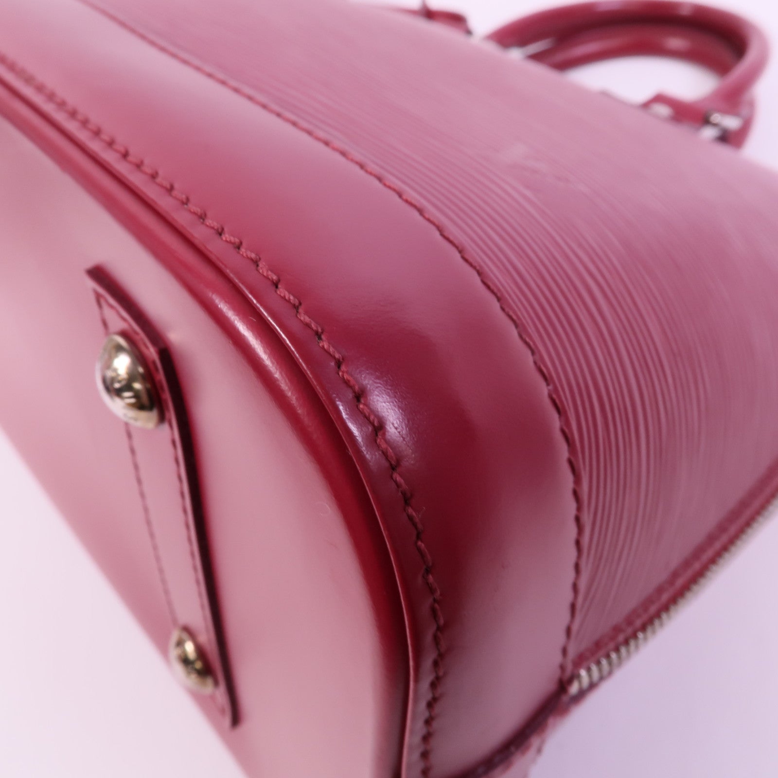 LOUIS VUITTON Epi Alma PM銀扣手挽袋