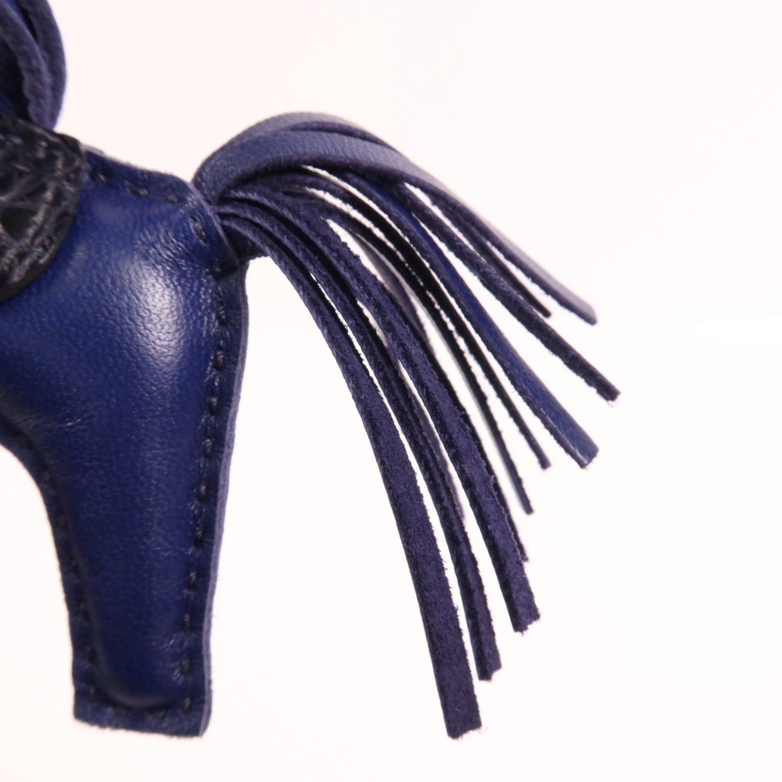 HERMES 鱷魚皮革/Milo皮革Rodeo PM掛飾