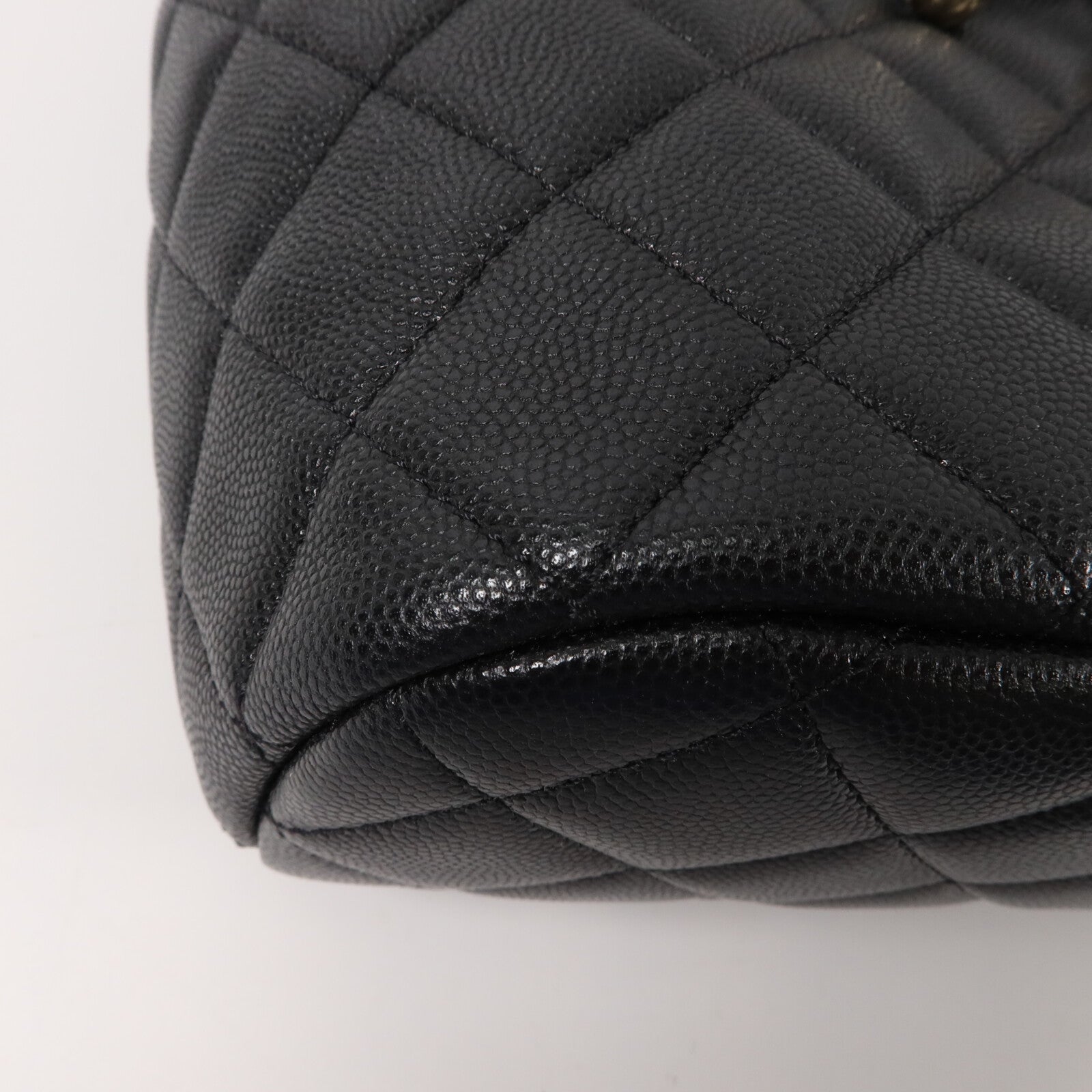 CHANEL 牛皮皮革Backpack鏈帶背包