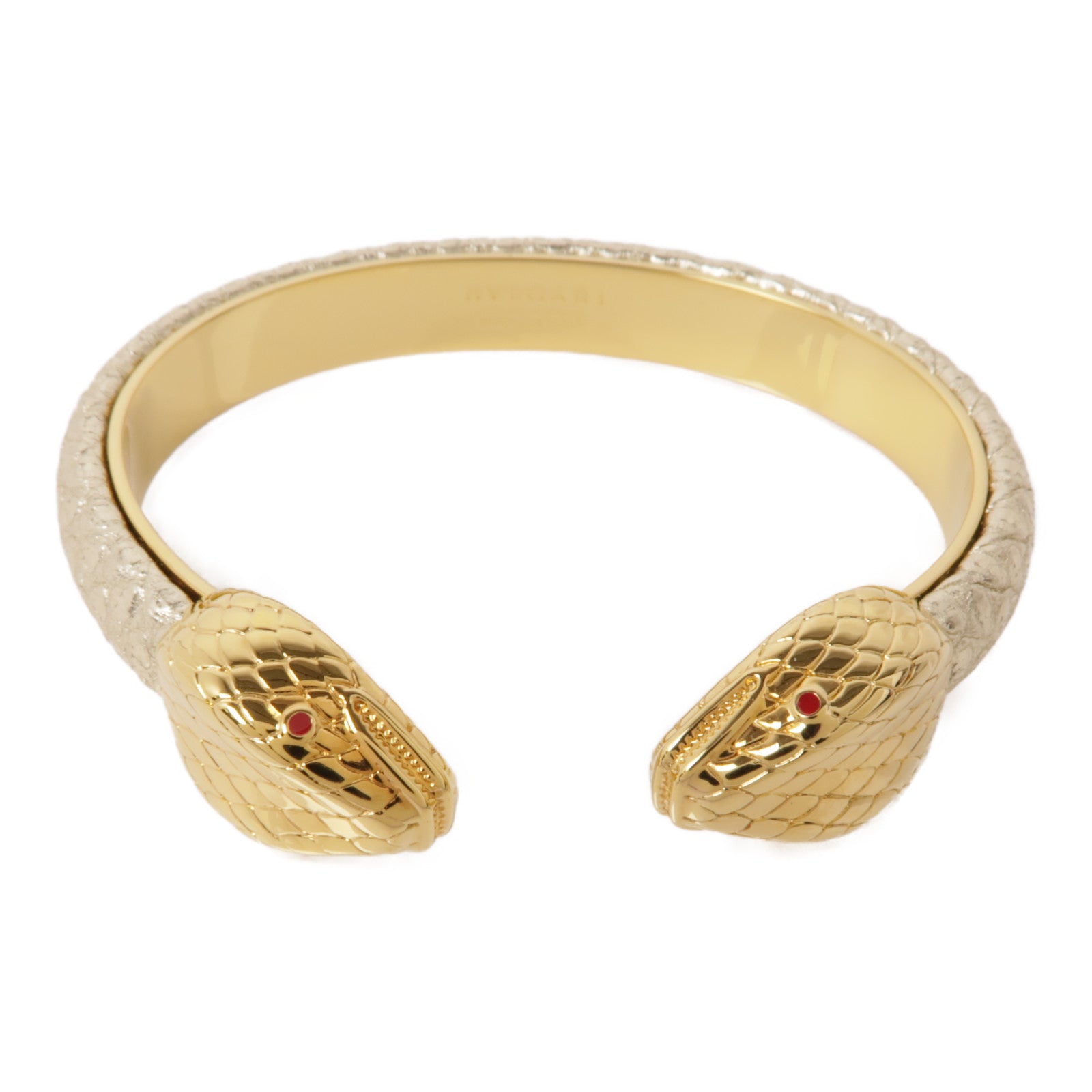 BVLGARI 蛇皮皮革Serpenti Forever Bracelet手鐲