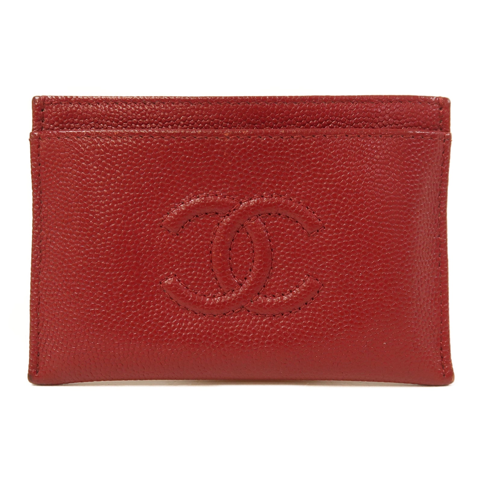 CHANEL 【激減優惠】牛皮皮革Card case卡片套