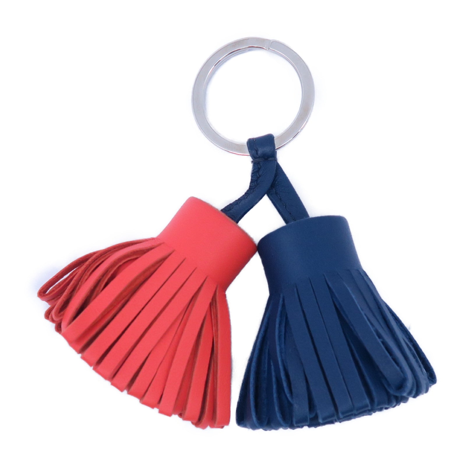 HERMES 【激減優惠】Swift皮革Duo Carmen掛飾橙色/藍色