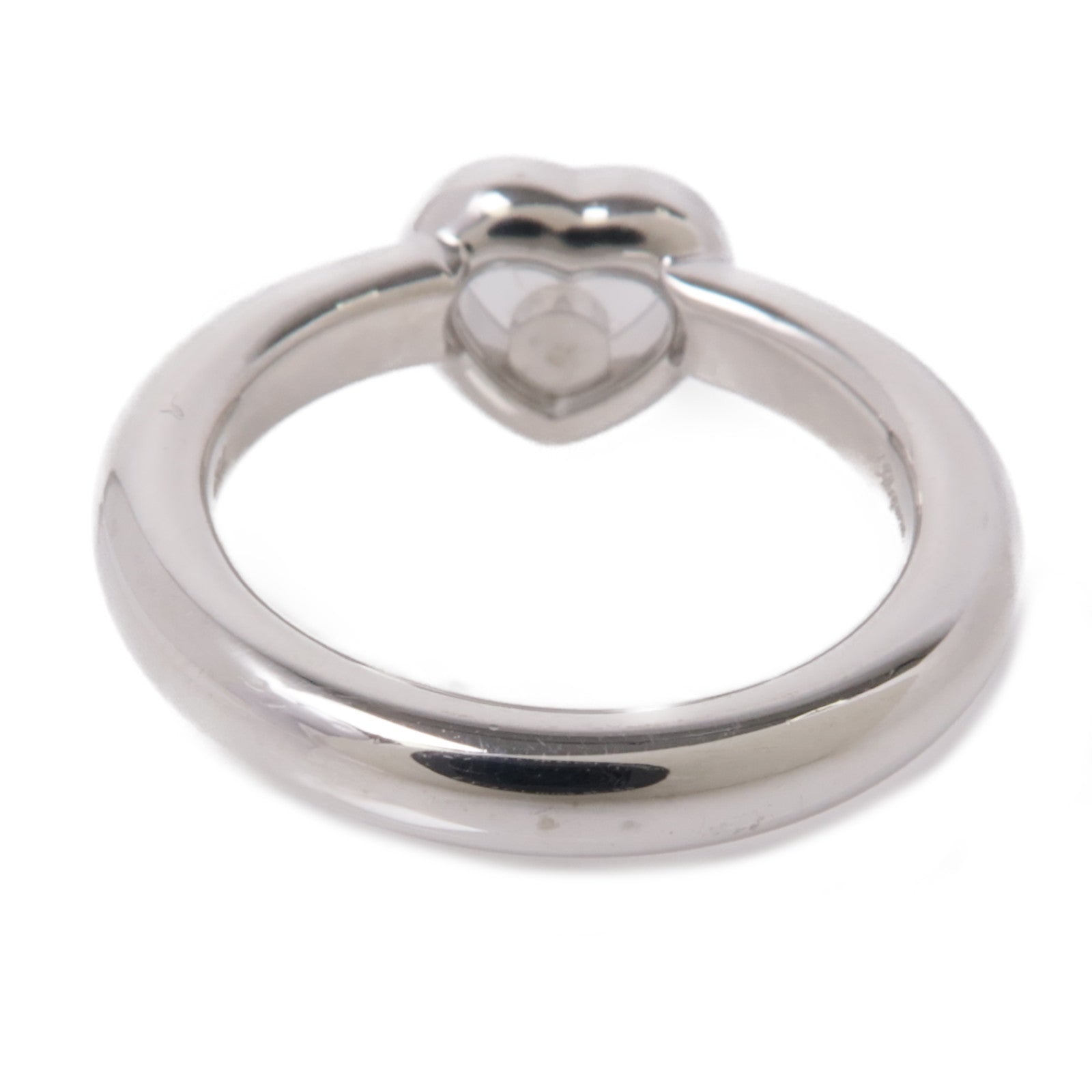 Chopard 18K白金Happy Diamond Ring鑽石戒指US#5