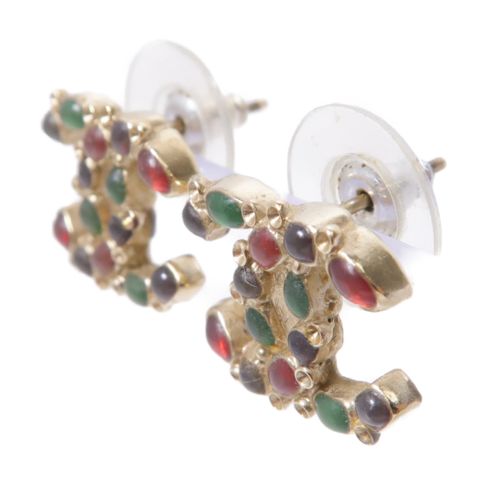 CHANEL 金屬Earrings耳環彩色