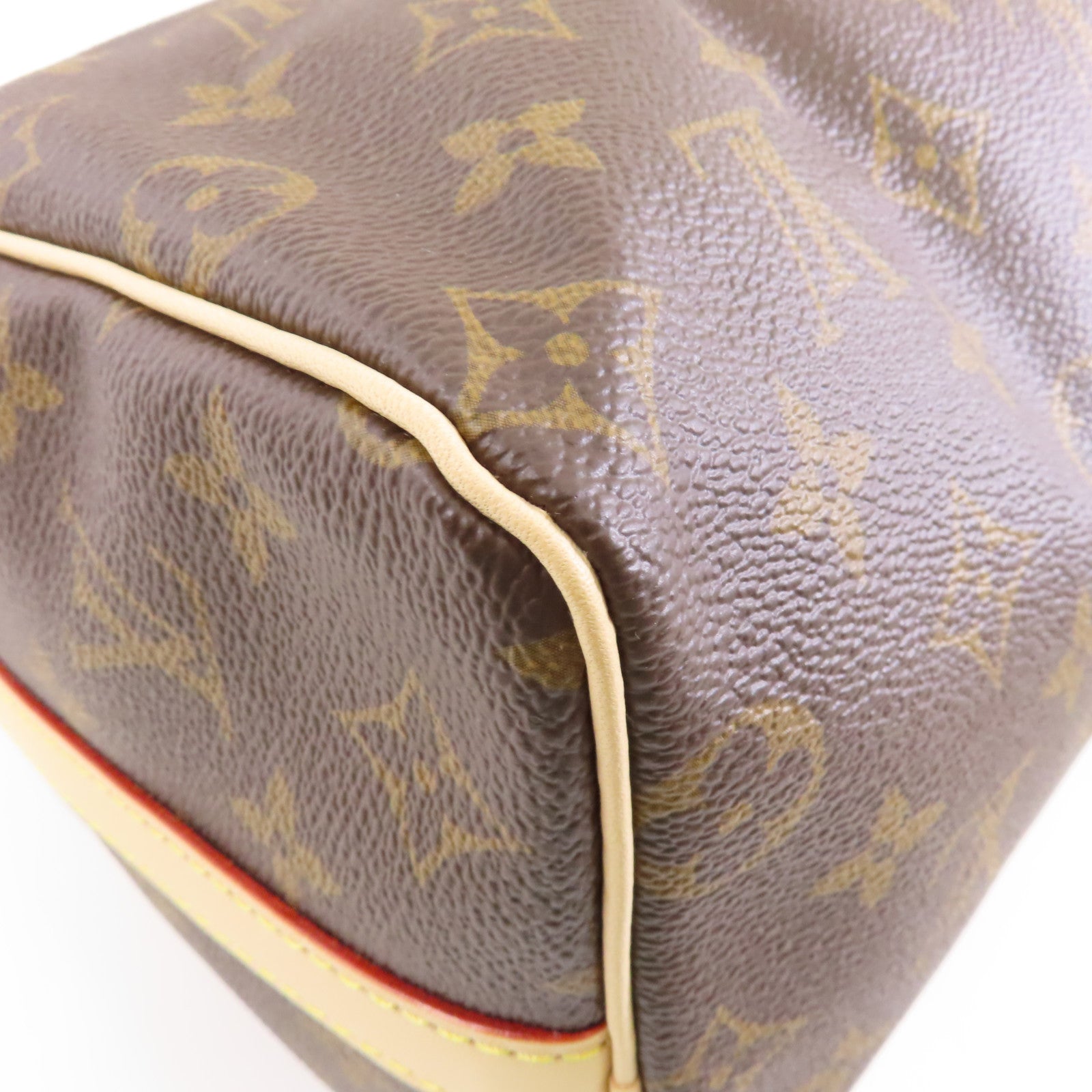 LOUIS VUITTON Monogram Speedy Bandouliere 25金扣手挽肩背兩用袋棕色