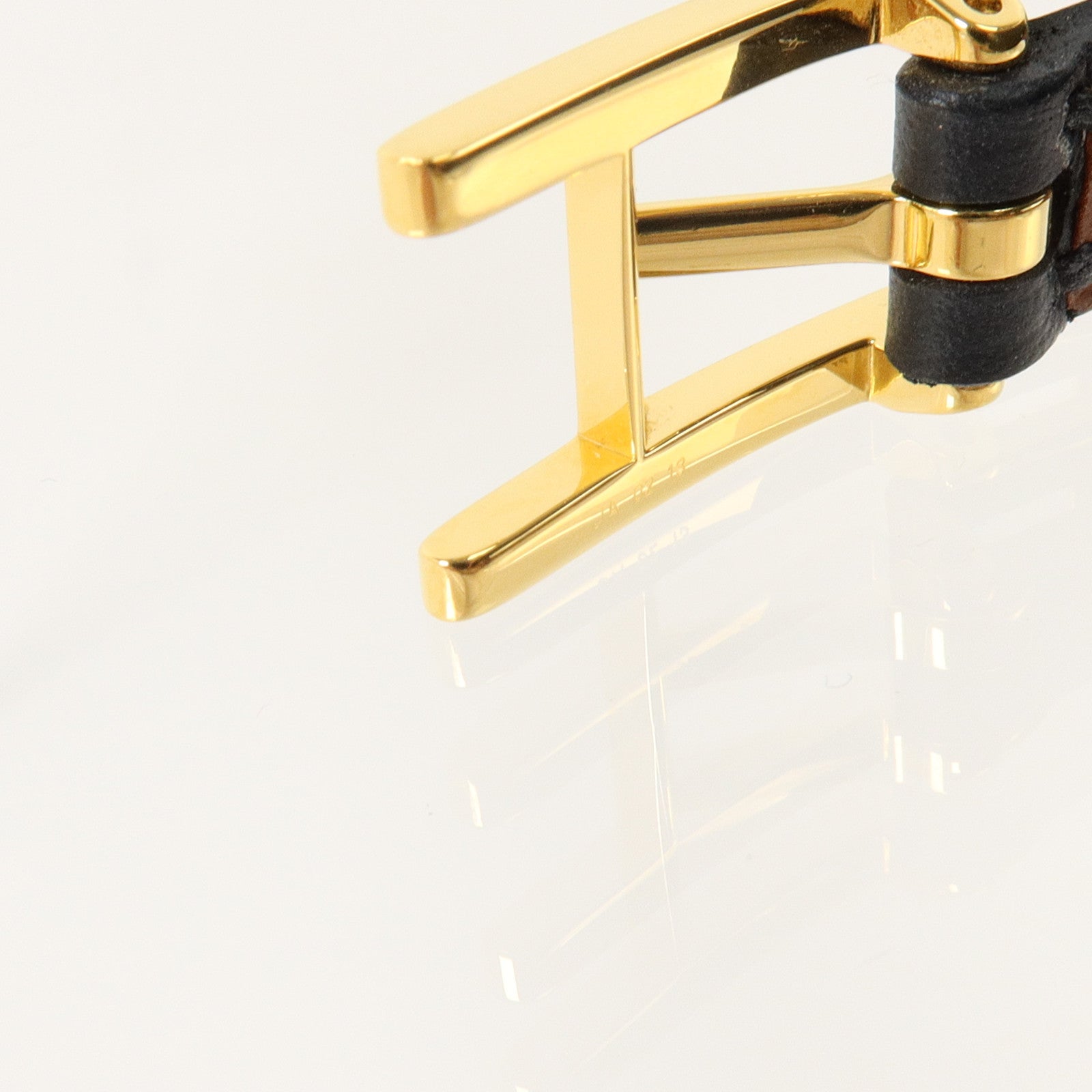 HERMES Tadelakt皮革Behapi Double Tour Bracelet金扣手鏈