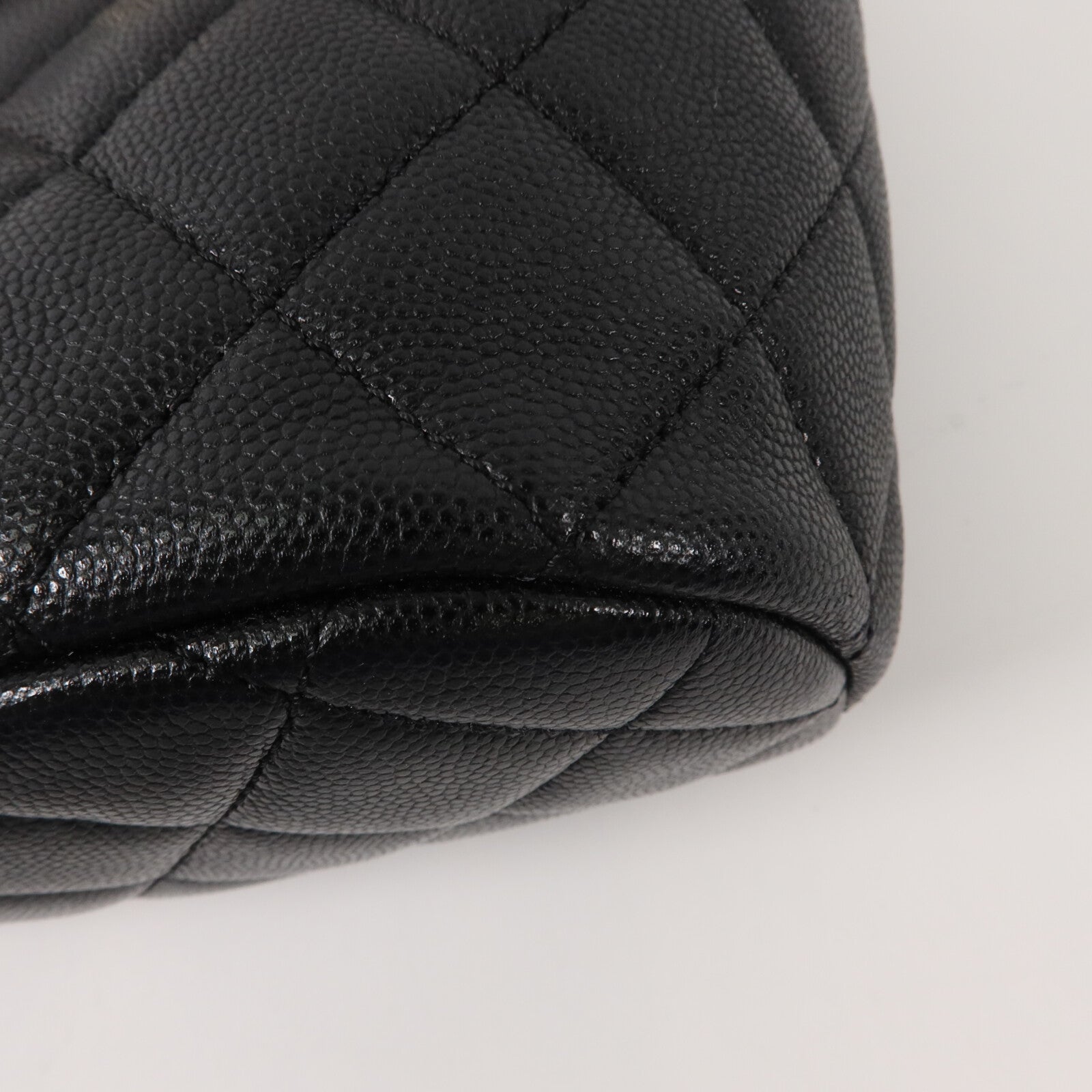 CHANEL 牛皮皮革Backpack鏈帶背包