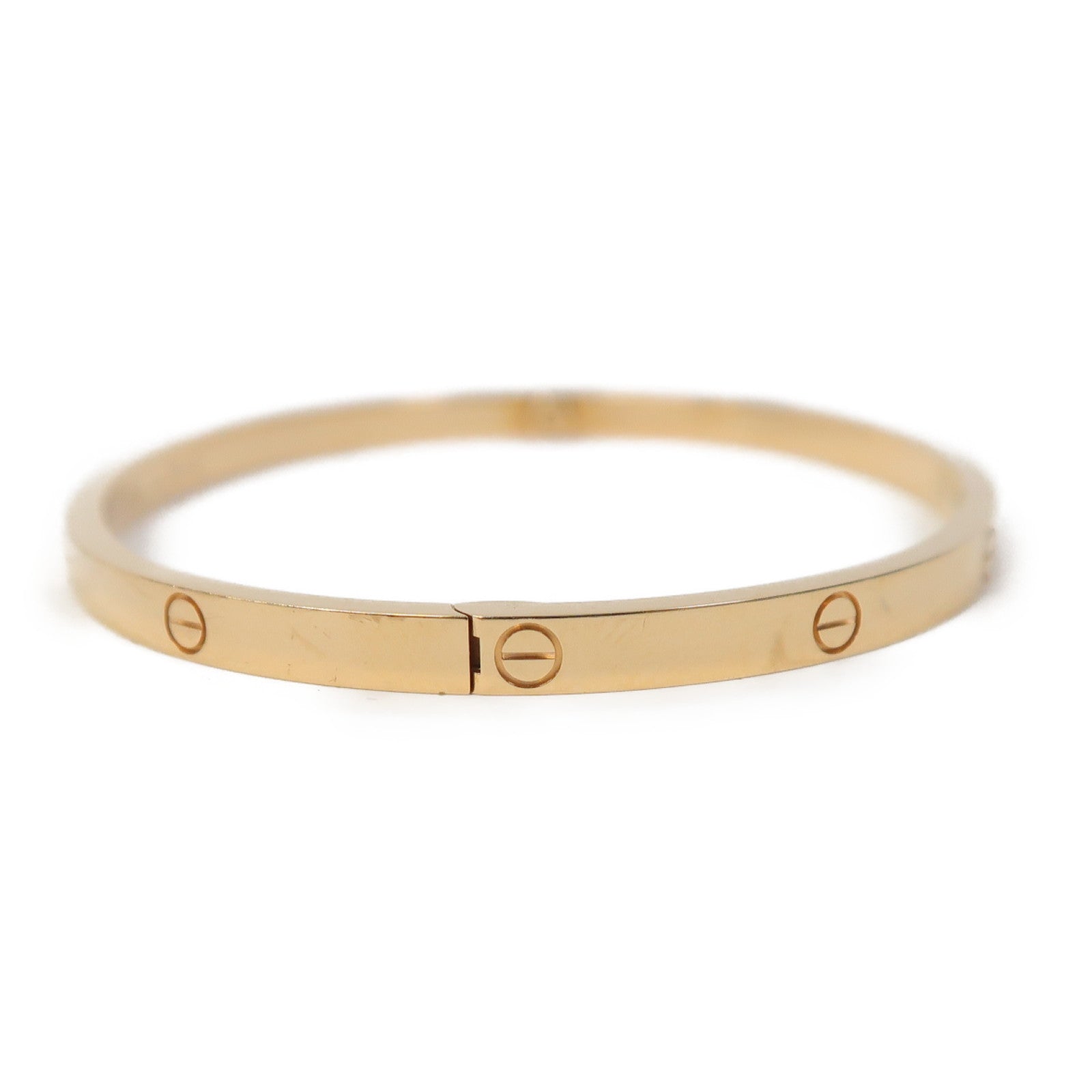 CARTIER 18K玫瑰金Love Bracelet手鐲玫瑰金色