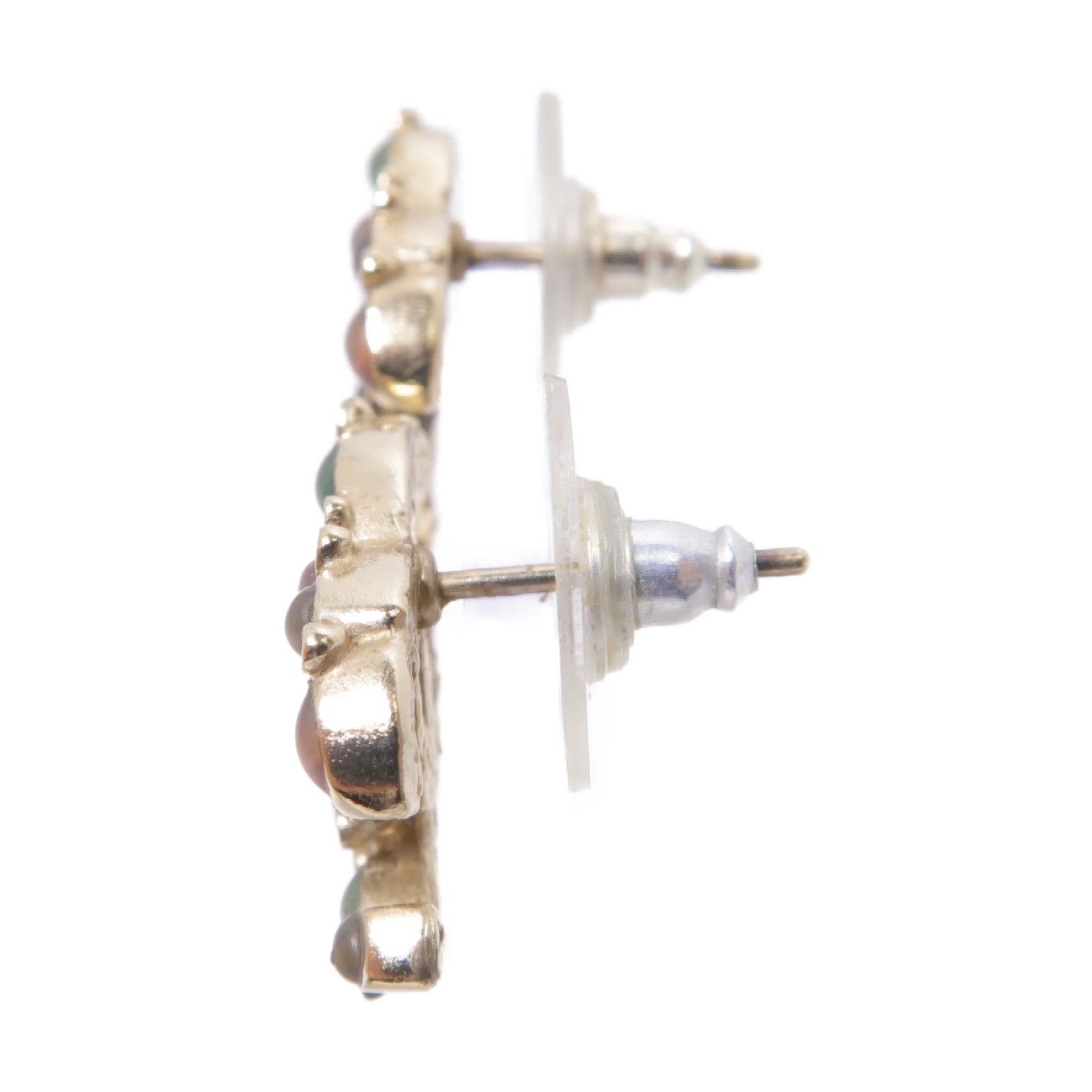 CHANEL 金屬Earrings耳環彩色