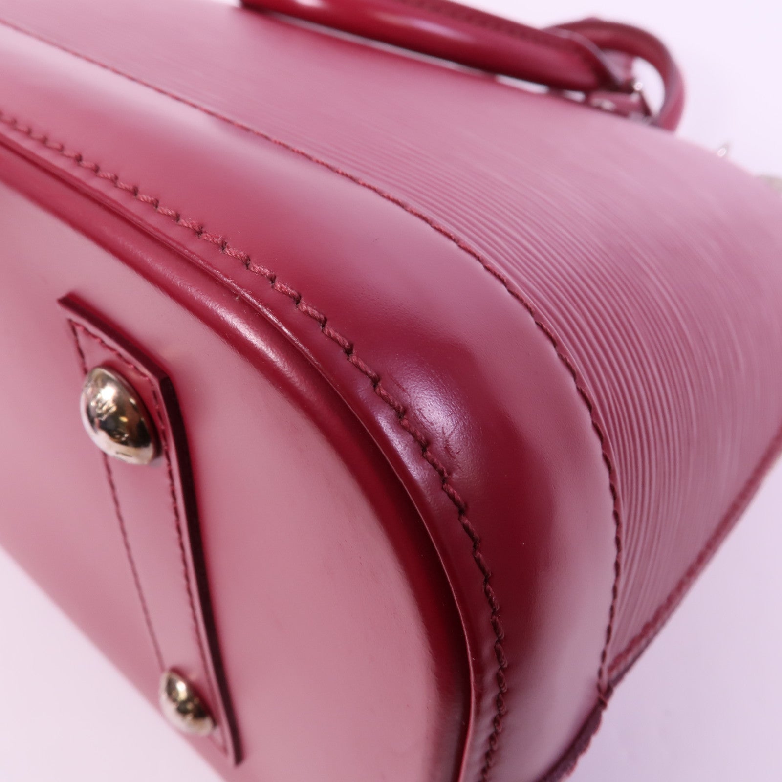 LOUIS VUITTON Epi Alma PM銀扣手挽袋