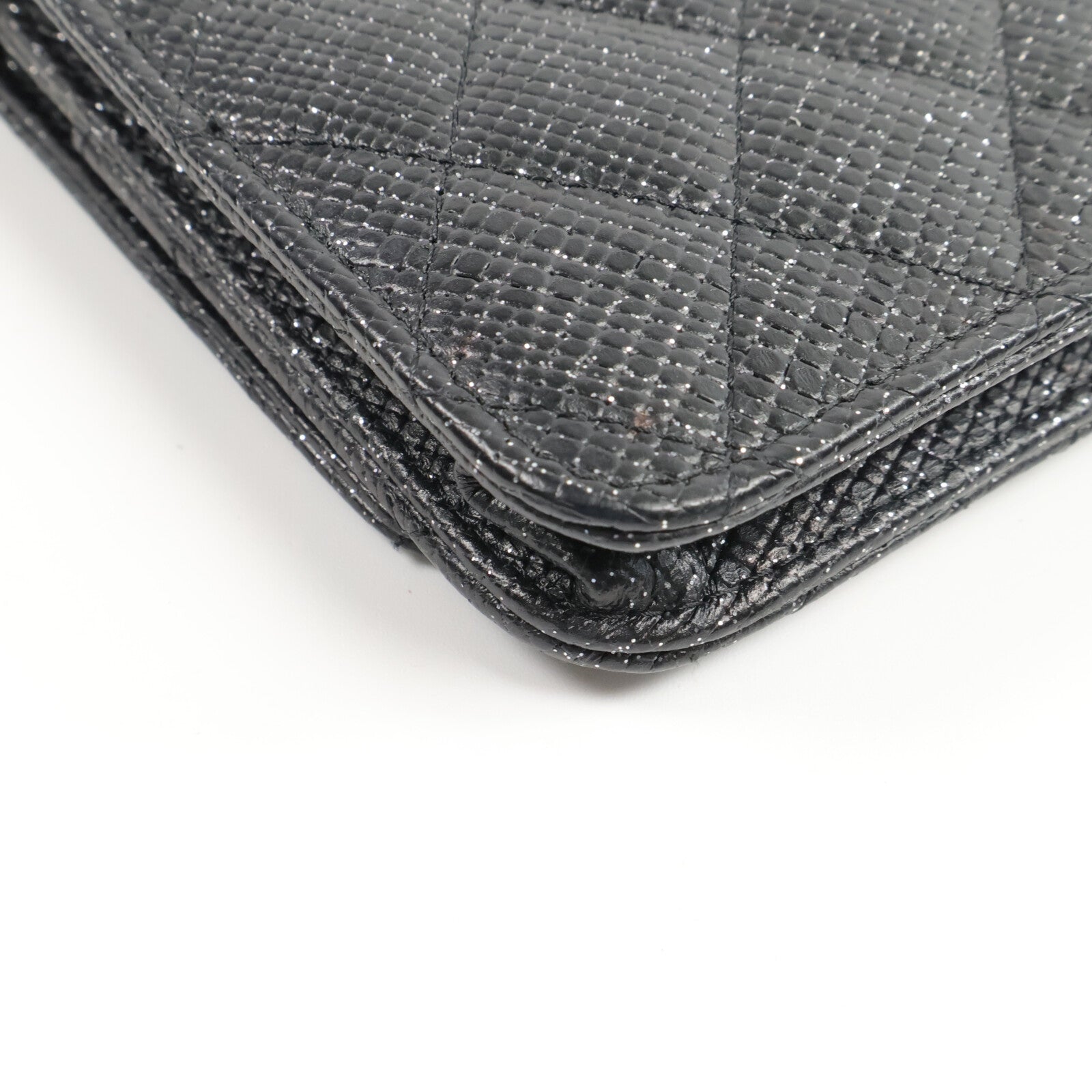 CHANEL 牛皮皮革WOC Wallet On Chain鏈帶肩背袋