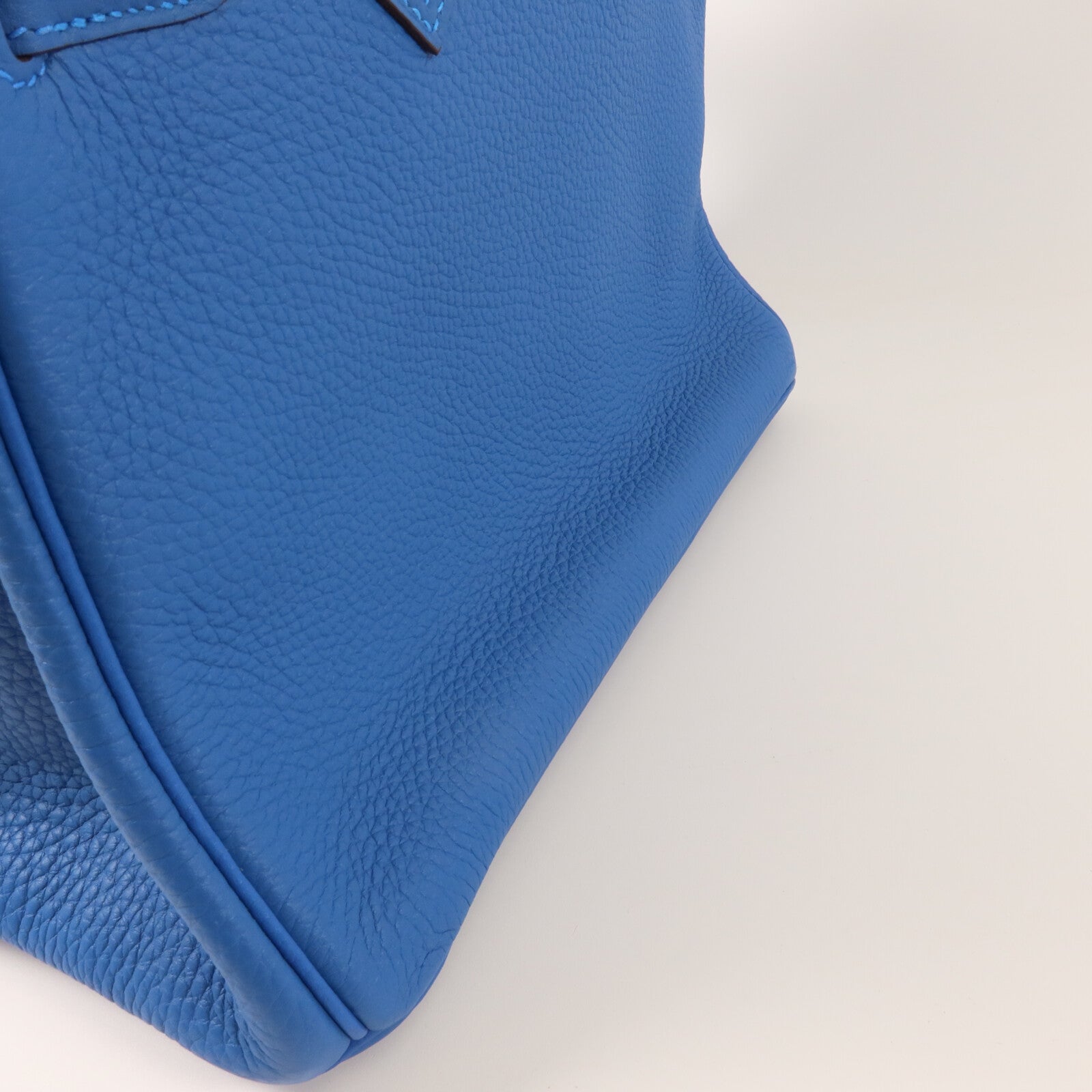 HERMES Togo皮革Birkin 30手挽袋Bleu Zanzibar