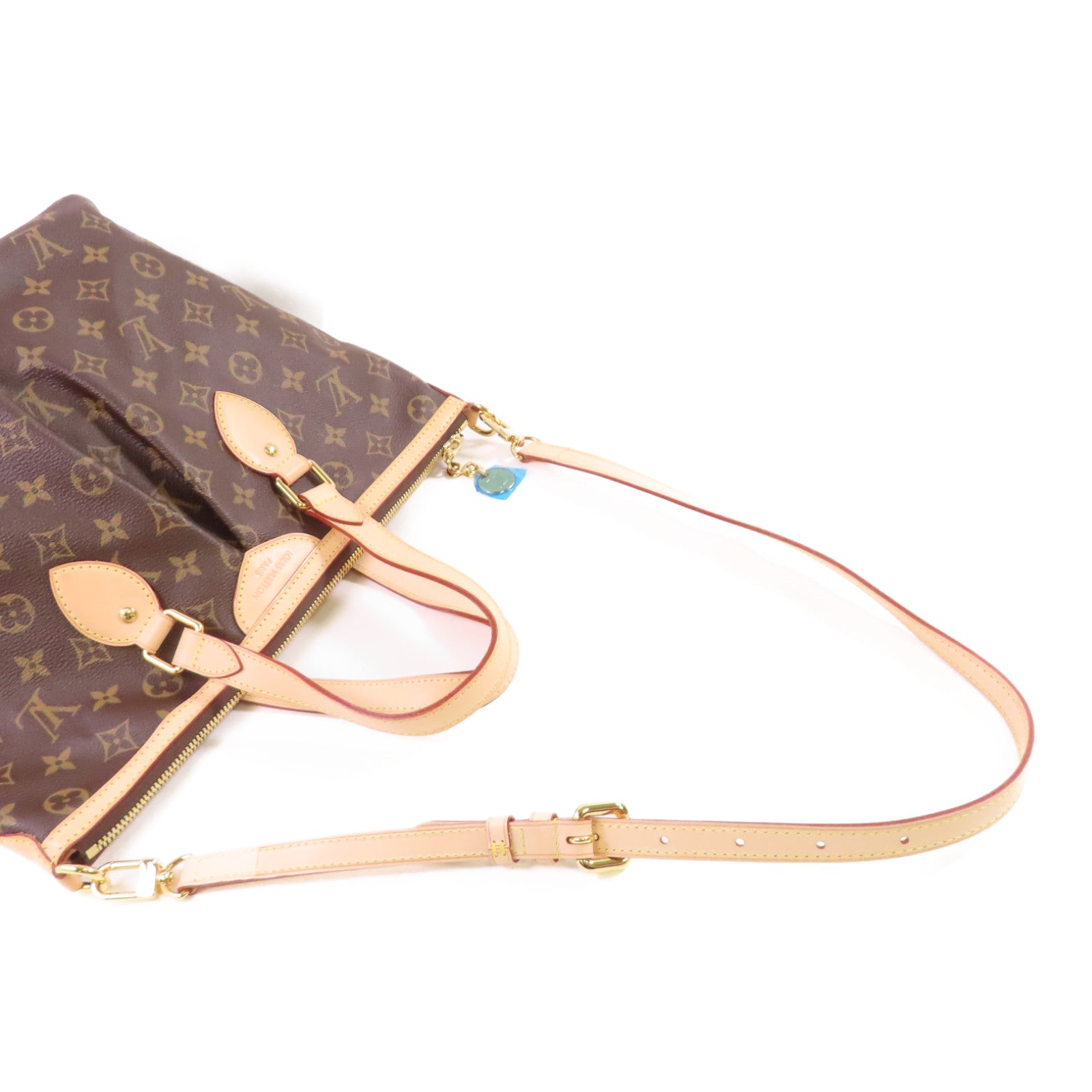 LOUIS VUITTON Monogram Palermo PM 2Way Shoulder Bag金扣手挽肩背兩用袋啡色