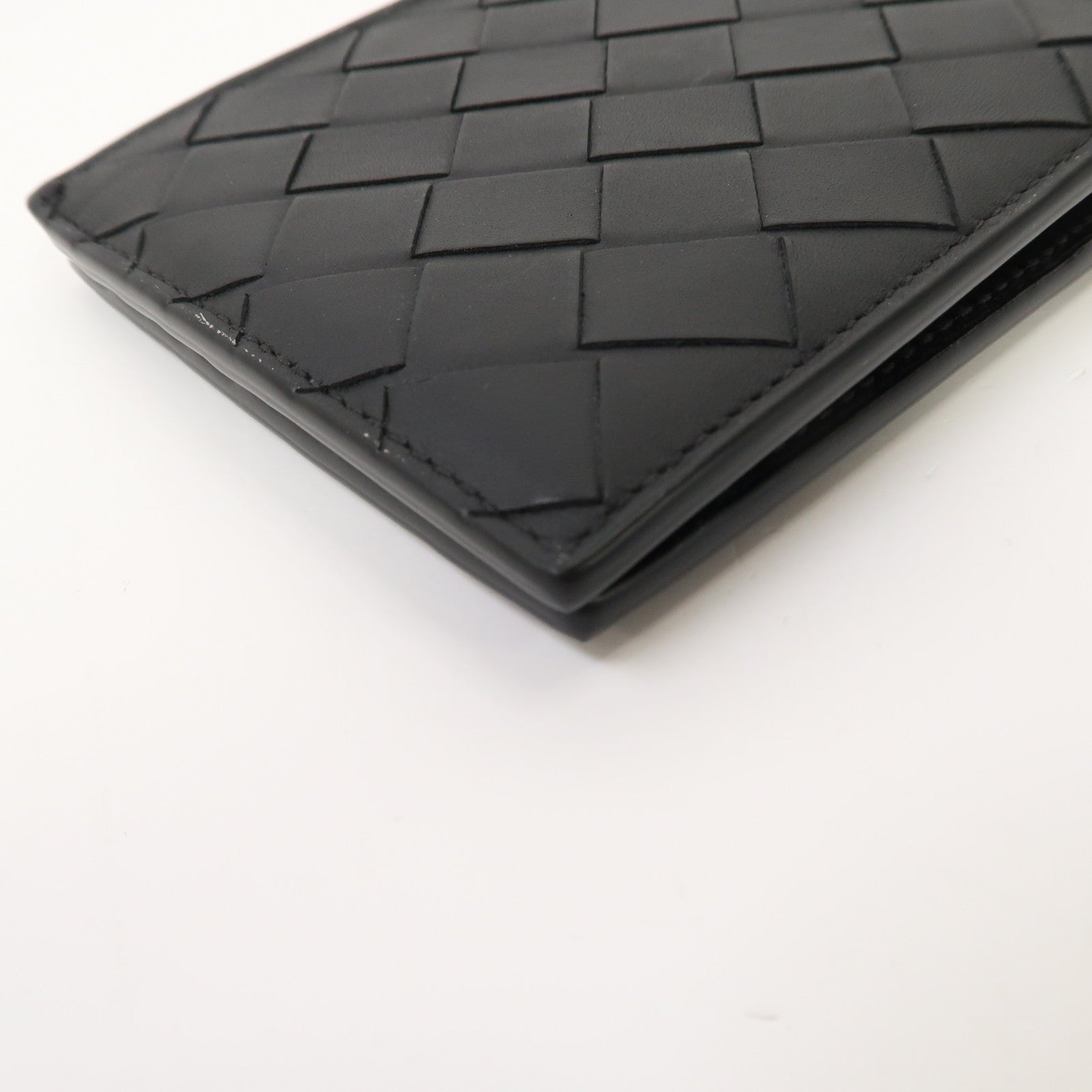 BOTTEGA VENETA 織紋皮革Wallet錢包黑色