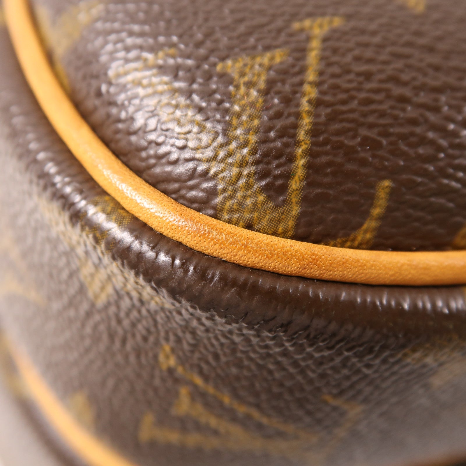 LOUIS VUITTON Monogram Reporter PM金扣肩背袋棕色