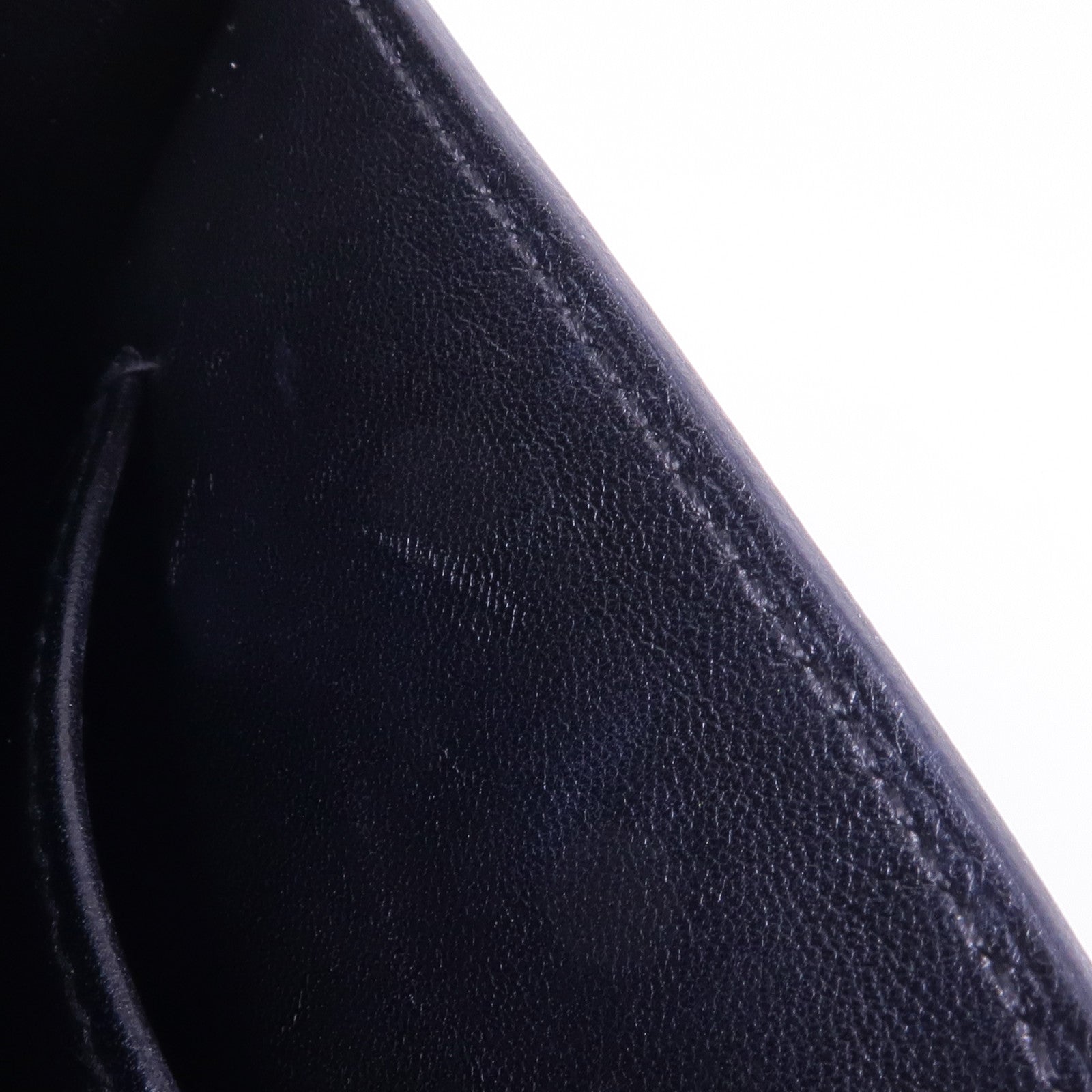 HERMES Tadelakt皮革Verrou Mini金扣鏈帶肩背袋Noir