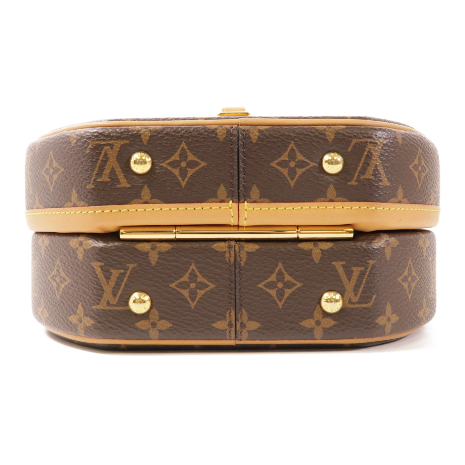 LOUIS VUITTON LV GHW Petite Boite Chapeau 2 Way Bag M43514 Monogram Brown