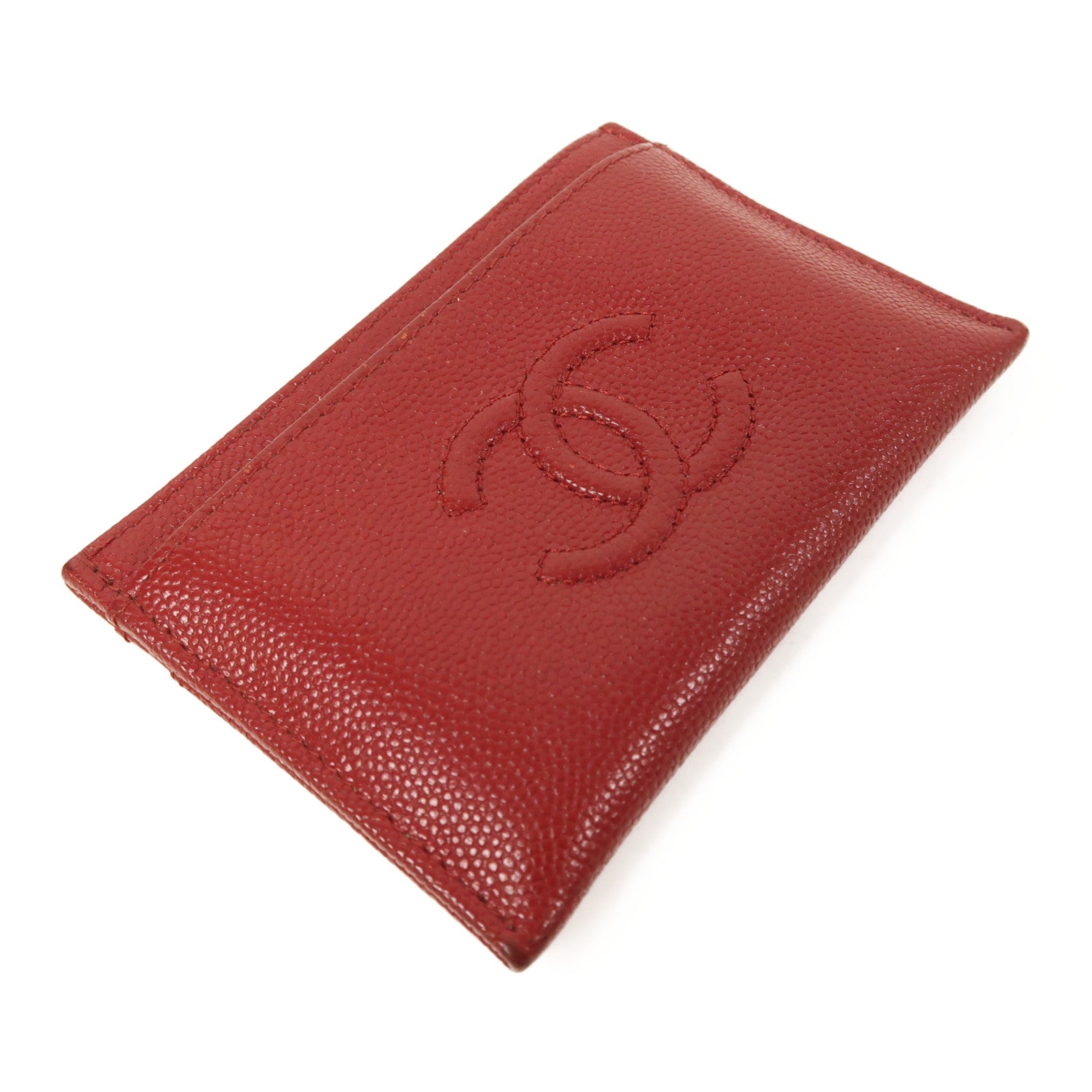 CHANEL 【激減優惠】牛皮皮革Card case卡片套