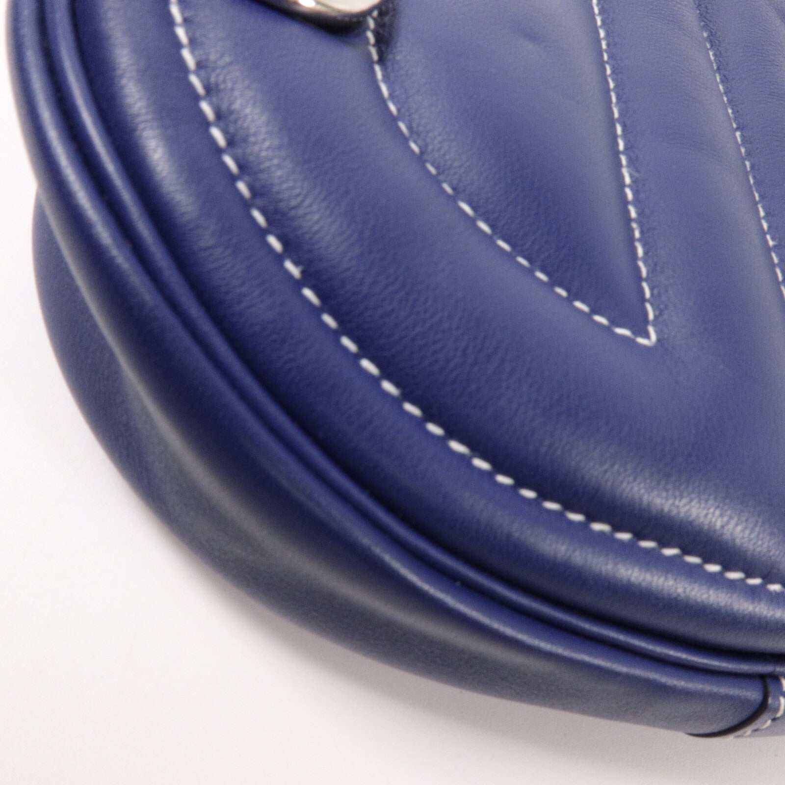 HERMES Swift皮革In The Loop Belt Bag腰包Bleu Nuit/Anemone