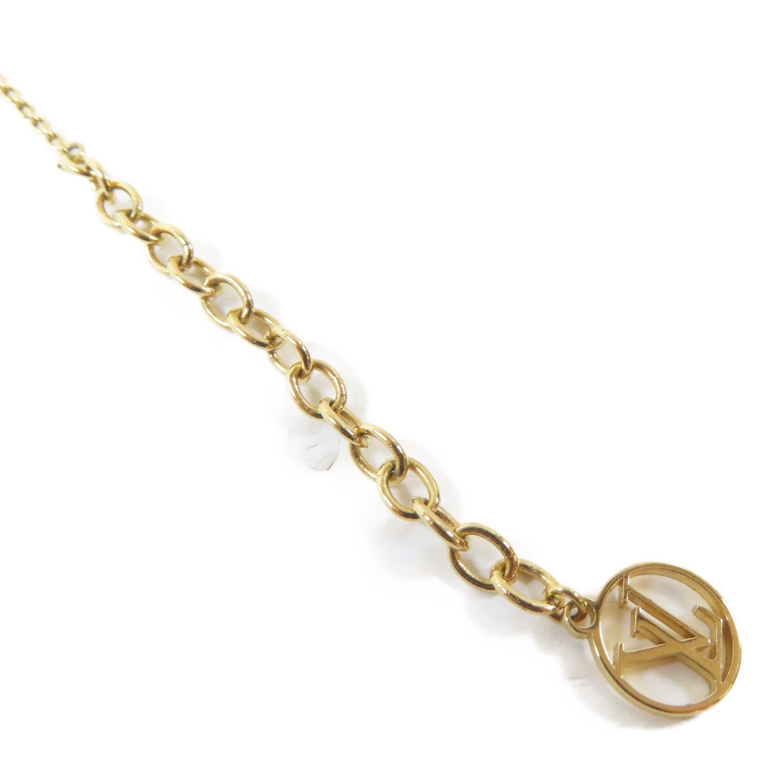 LOUIS VUITTON 金屬Collier Coeur Necklace項鍊#48cm