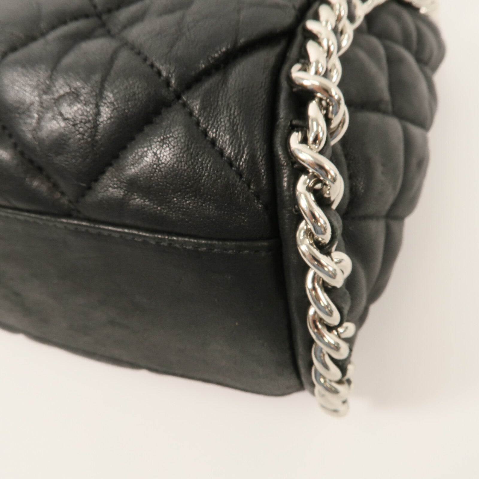 CHANEL 牛皮皮革Chain Shoulder鏈帶肩背袋