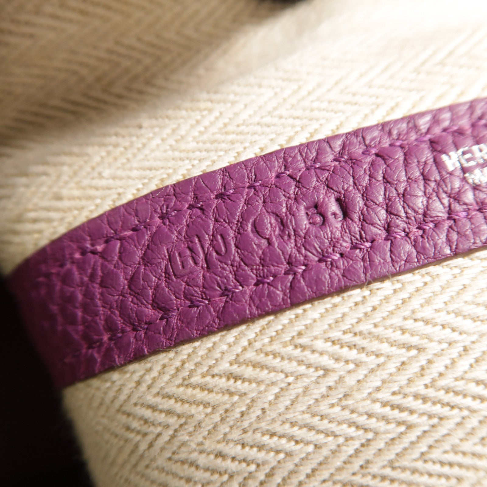 HERMES Clemence皮革Garden Party TPM手挽袋Anemone