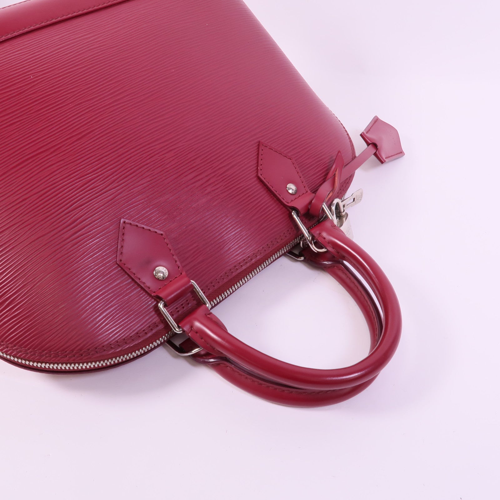 LOUIS VUITTON Epi Alma PM銀扣手挽袋