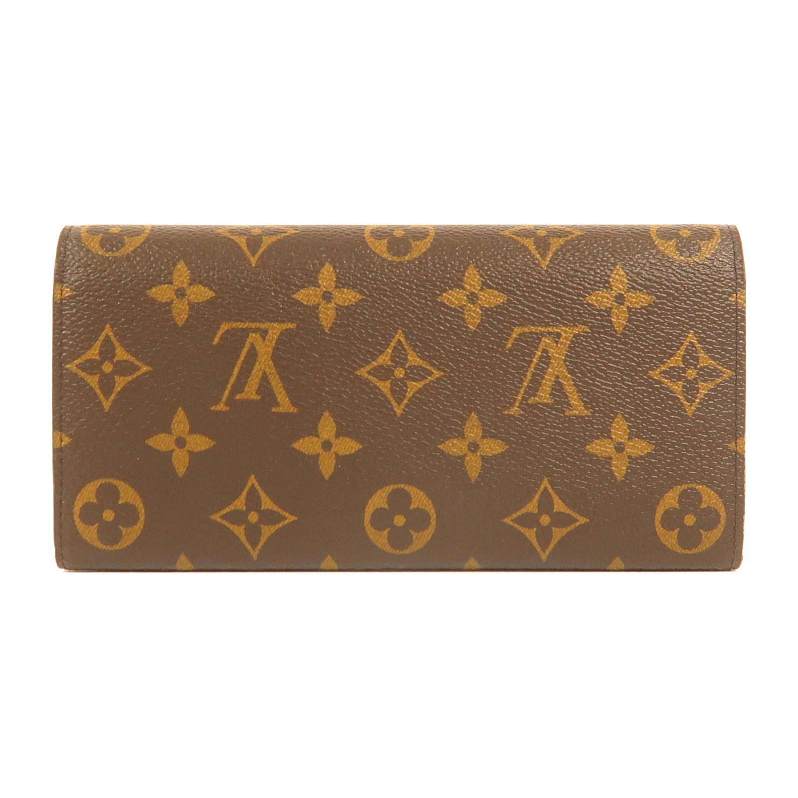 LOUIS VUITTON Monogram Emilie金扣長錢包