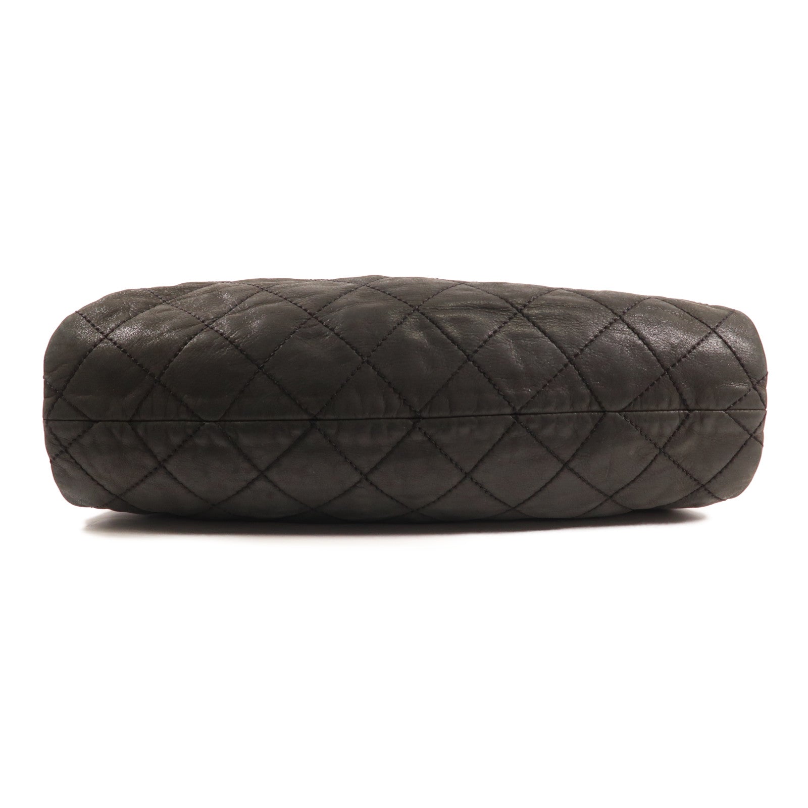 CHANEL 牛皮皮革Shoulder Bag銀扣鏈帶肩背袋
