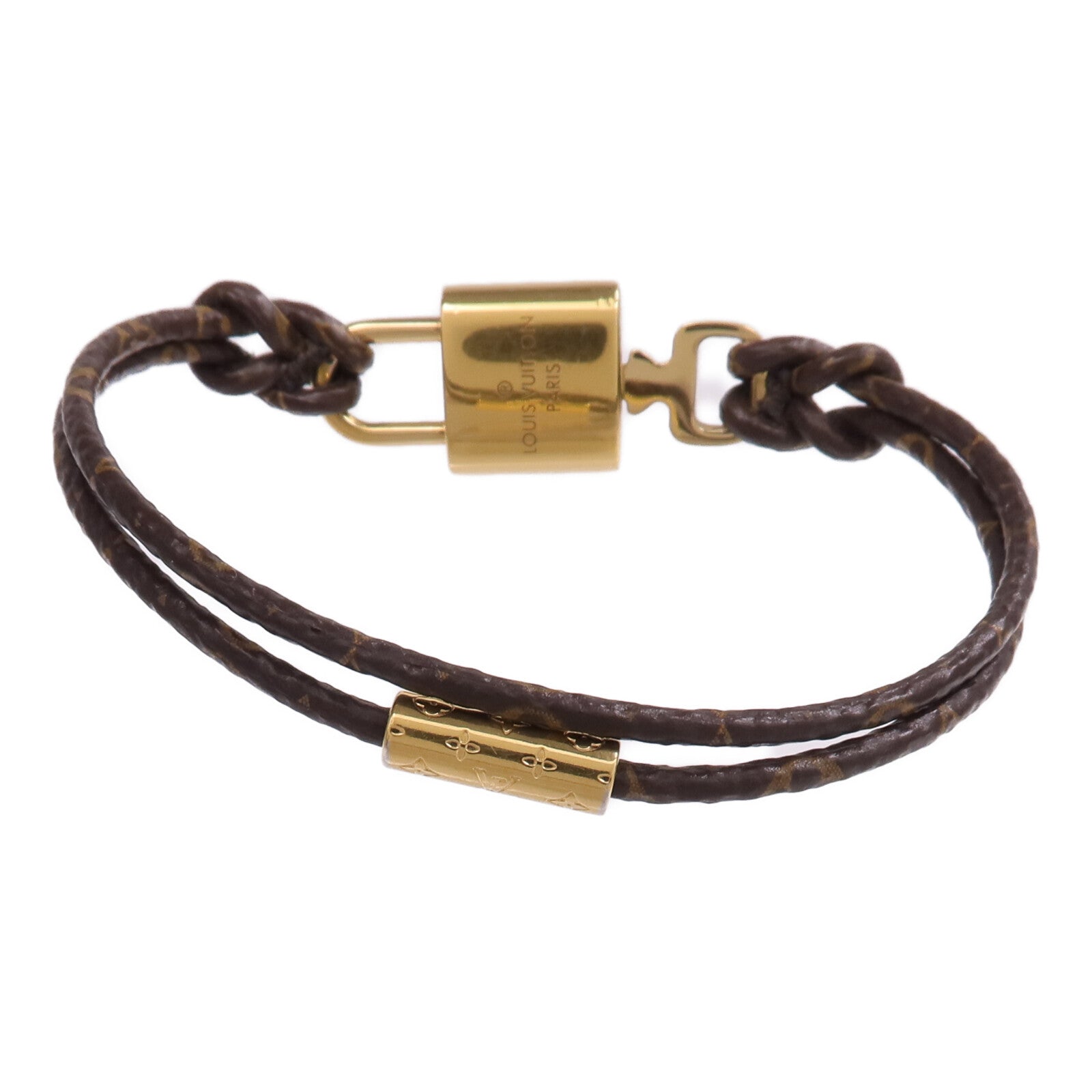 LOUIS VUITTON 金屬/Monogram Lock It Again Bracelet手鐲