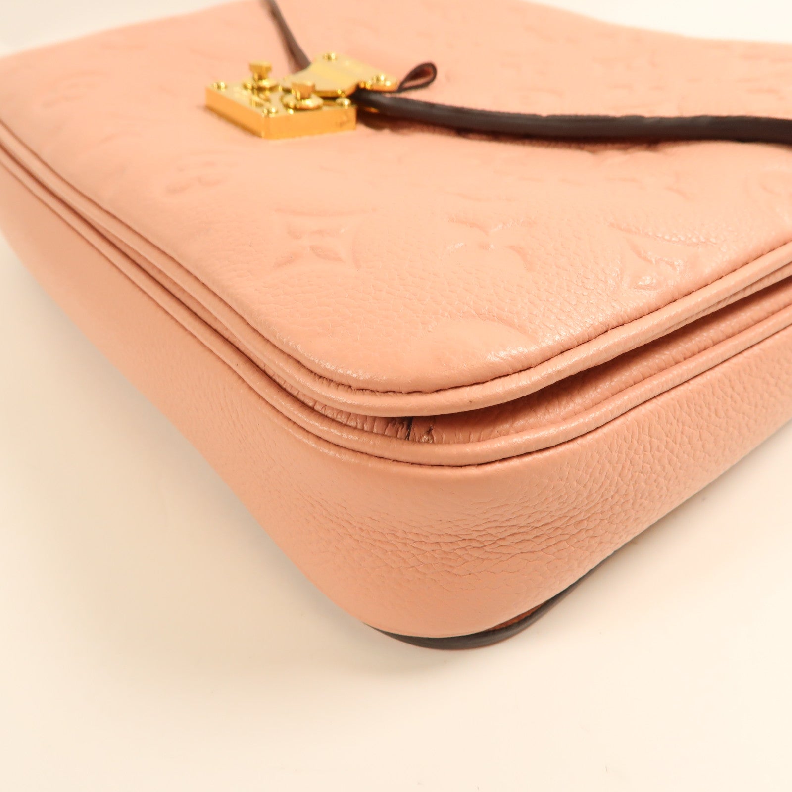 LOUIS VUITTON Monogram Empreinte Pochette Metis金扣手挽肩背兩用袋