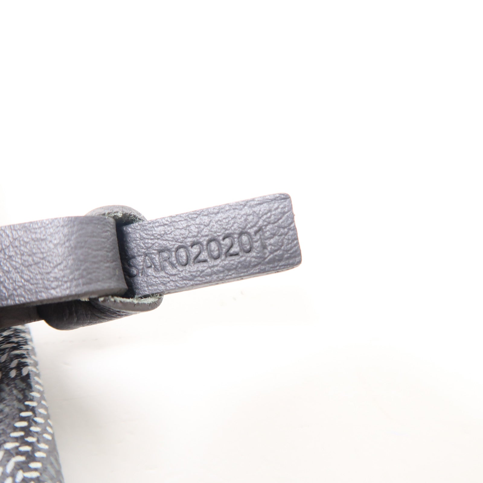 GOYARD 塗層帆布Saint Louis銀扣手挽袋灰色