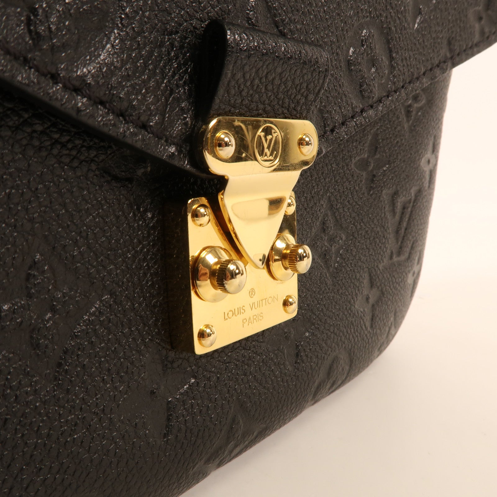 LOUIS VUITTON Monogram Empreinte Pochette Metis金扣手挽肩背兩用袋