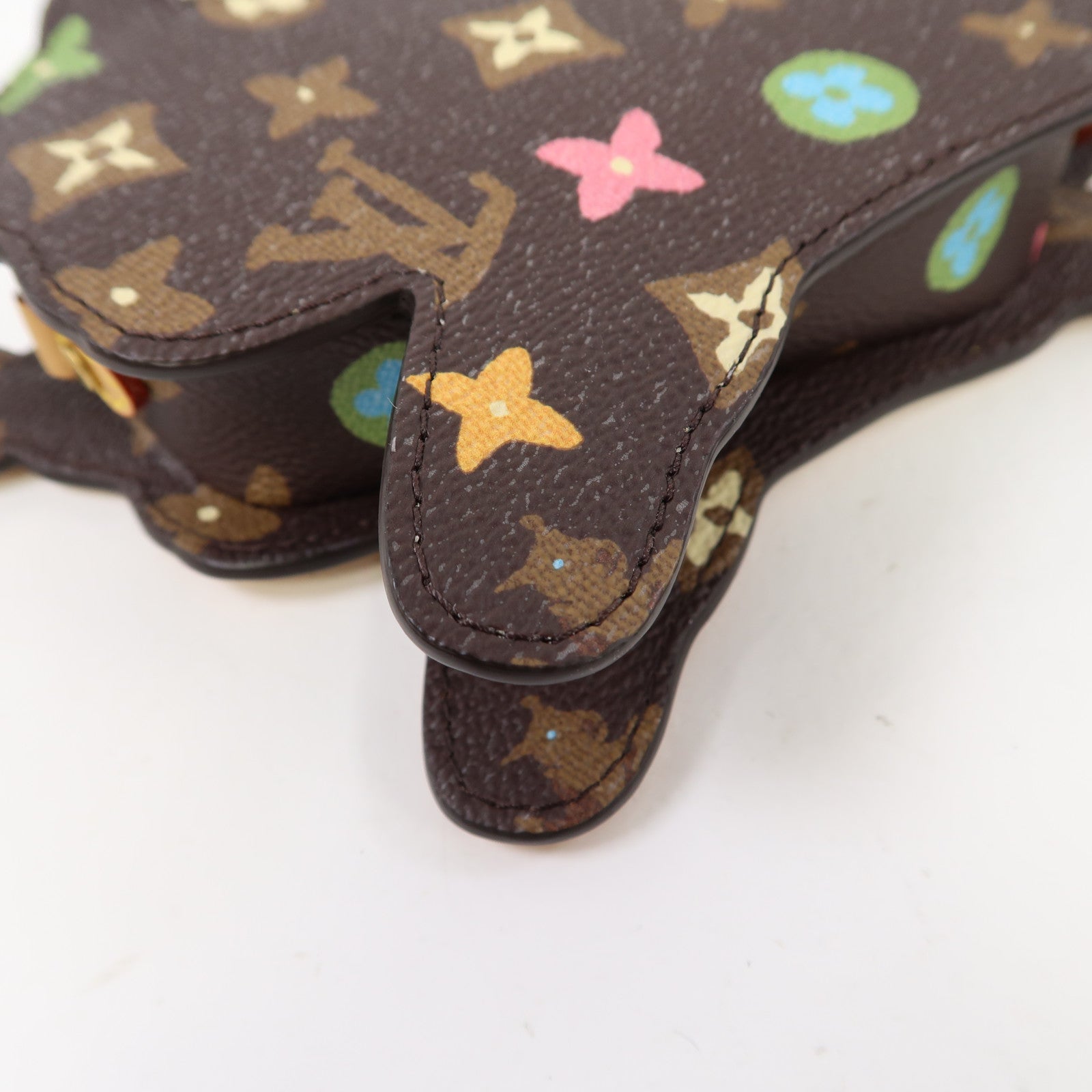 LOUIS VUITTON Monogram Craggy Dog On Strap金扣肩背袋啡色