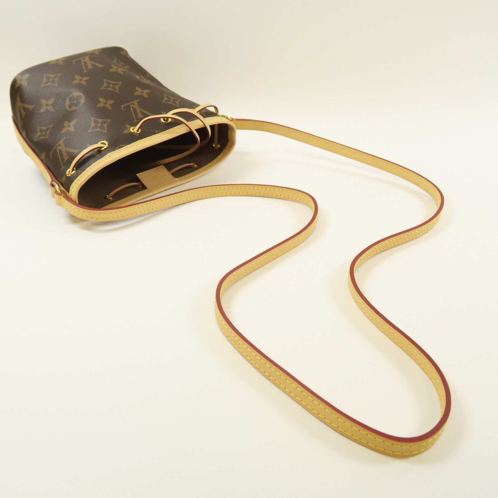 LOUIS VUITTON 【激減優惠】Monogram Noe Nano金扣肩背袋啡色