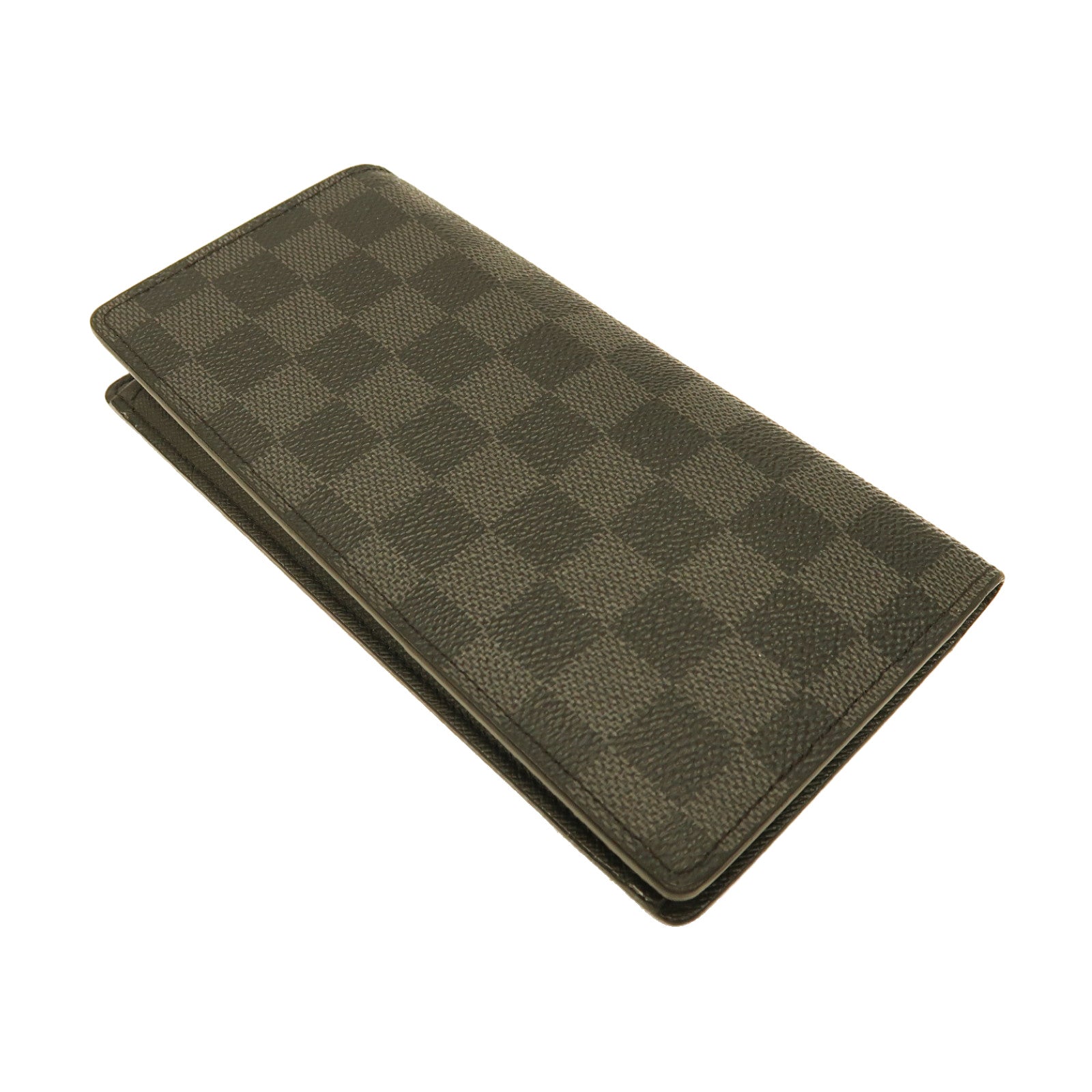 LOUIS VUITTON 【激減優惠】Damier Graphite Brazza Wallet長錢包黑色