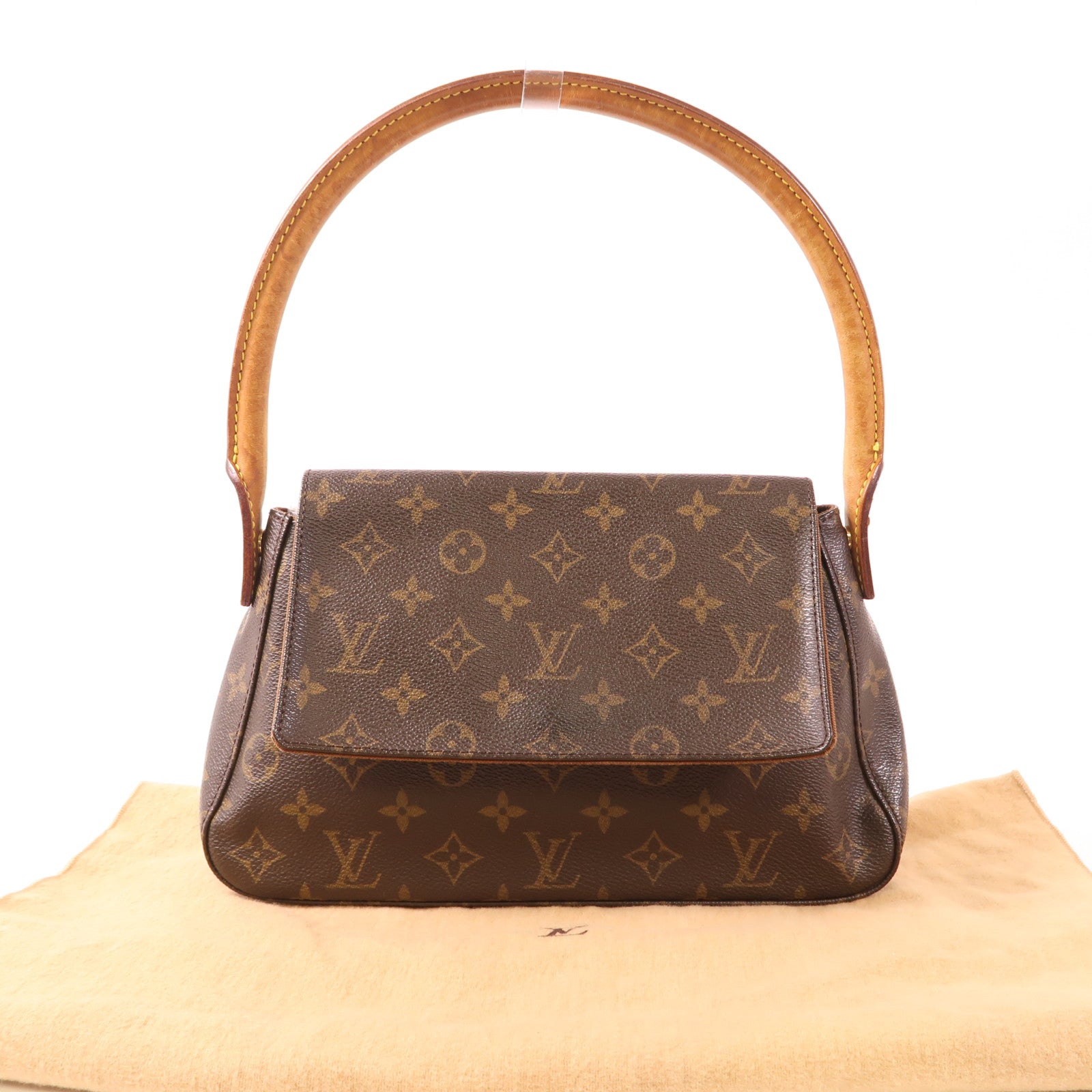 LOUIS VUITTON Monogram Mini Looping金扣肩背袋