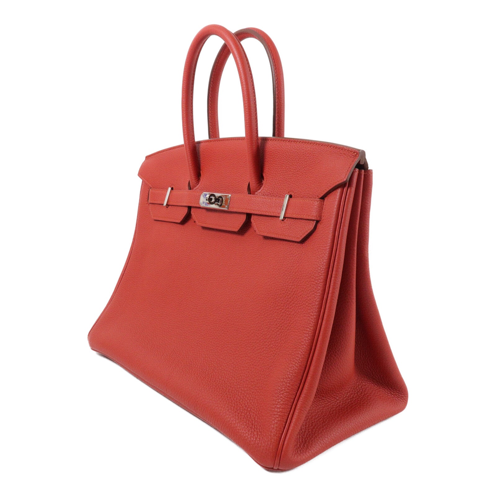 HERMES Togo皮革Birkin 35手挽袋Rough Piment