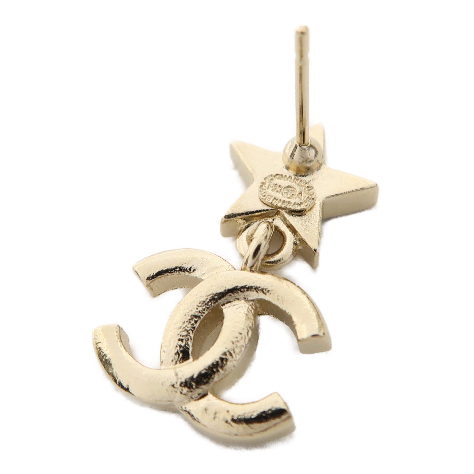 CHANEL 金屬Earrings耳環金色
