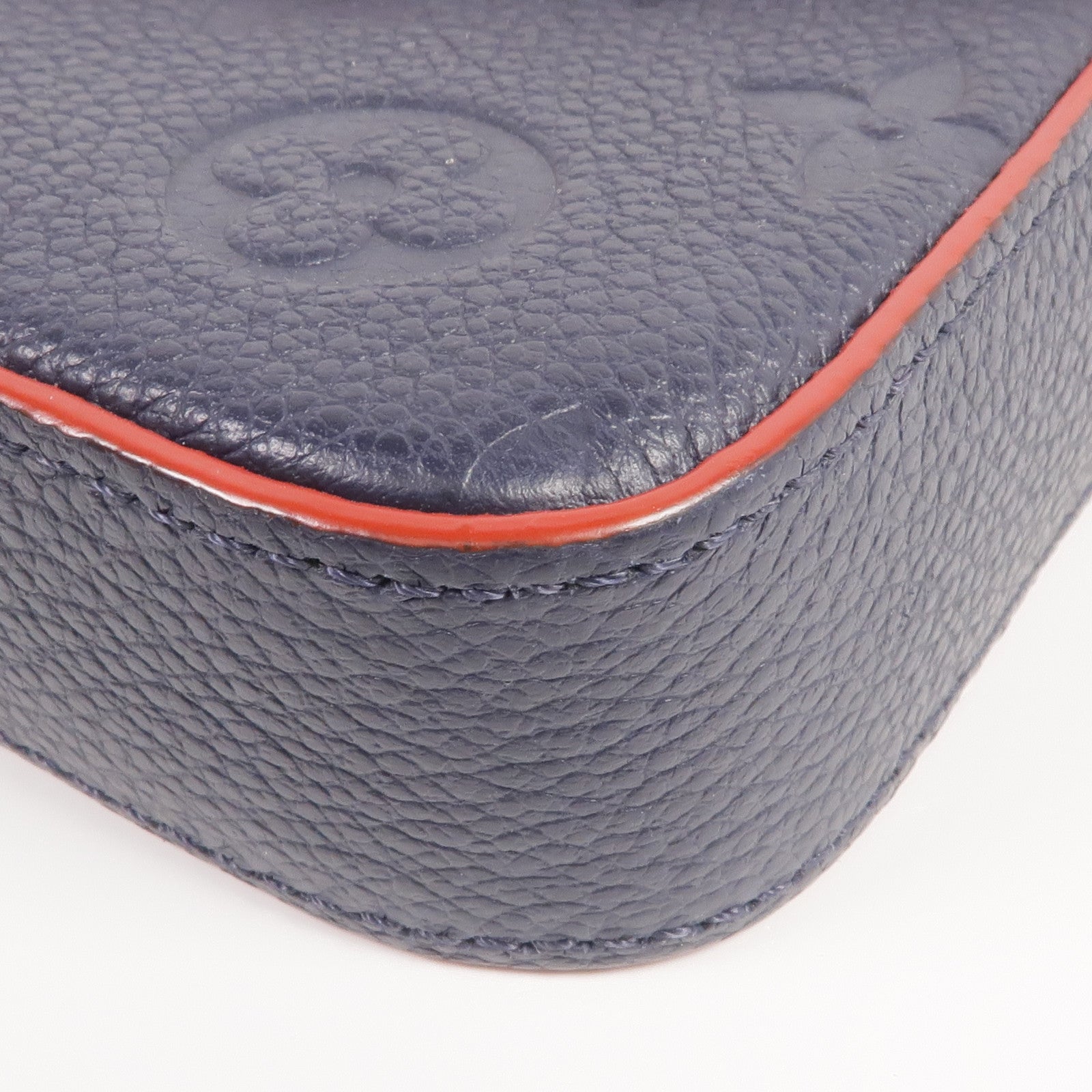 LOUIS VUITTON Monogram Empreinte Felicie Pochette金扣鏈帶肩背袋