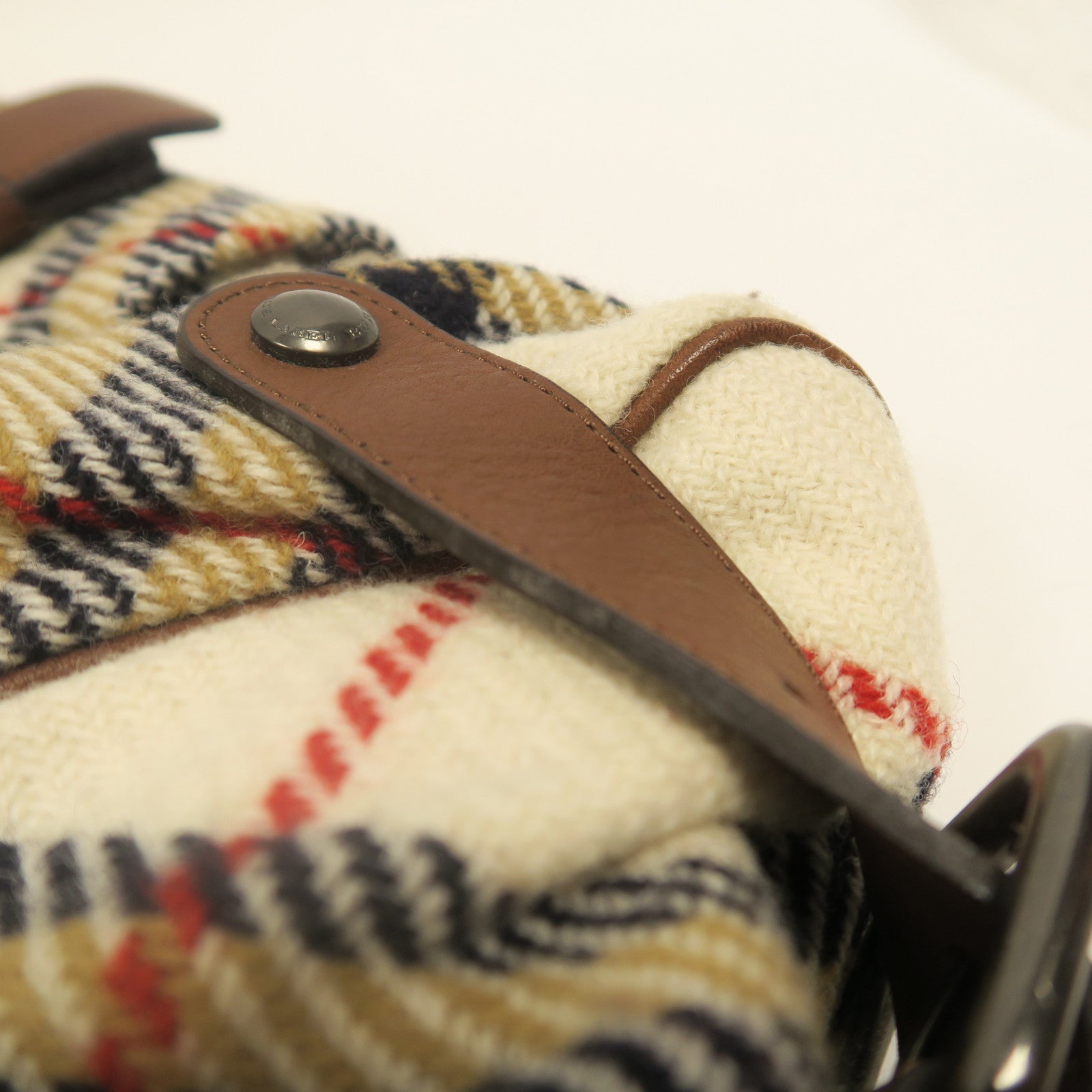 BURBERRY BLUE LABEL 帆布Shoulder Bag銀扣肩背袋啡色