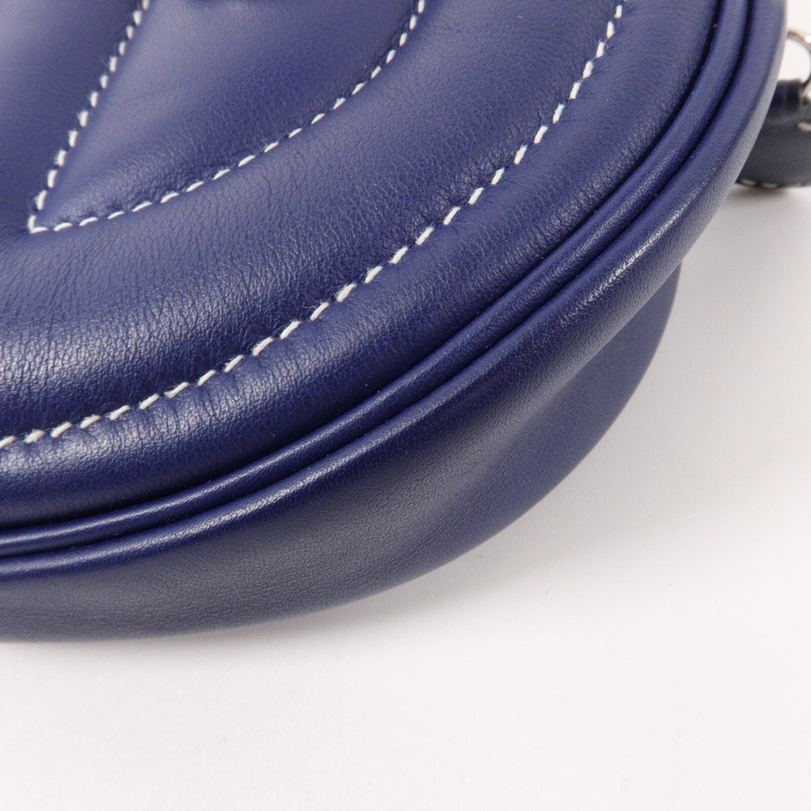 HERMES Swift皮革In The Loop Belt Bag腰包Bleu Nuit/Anemone