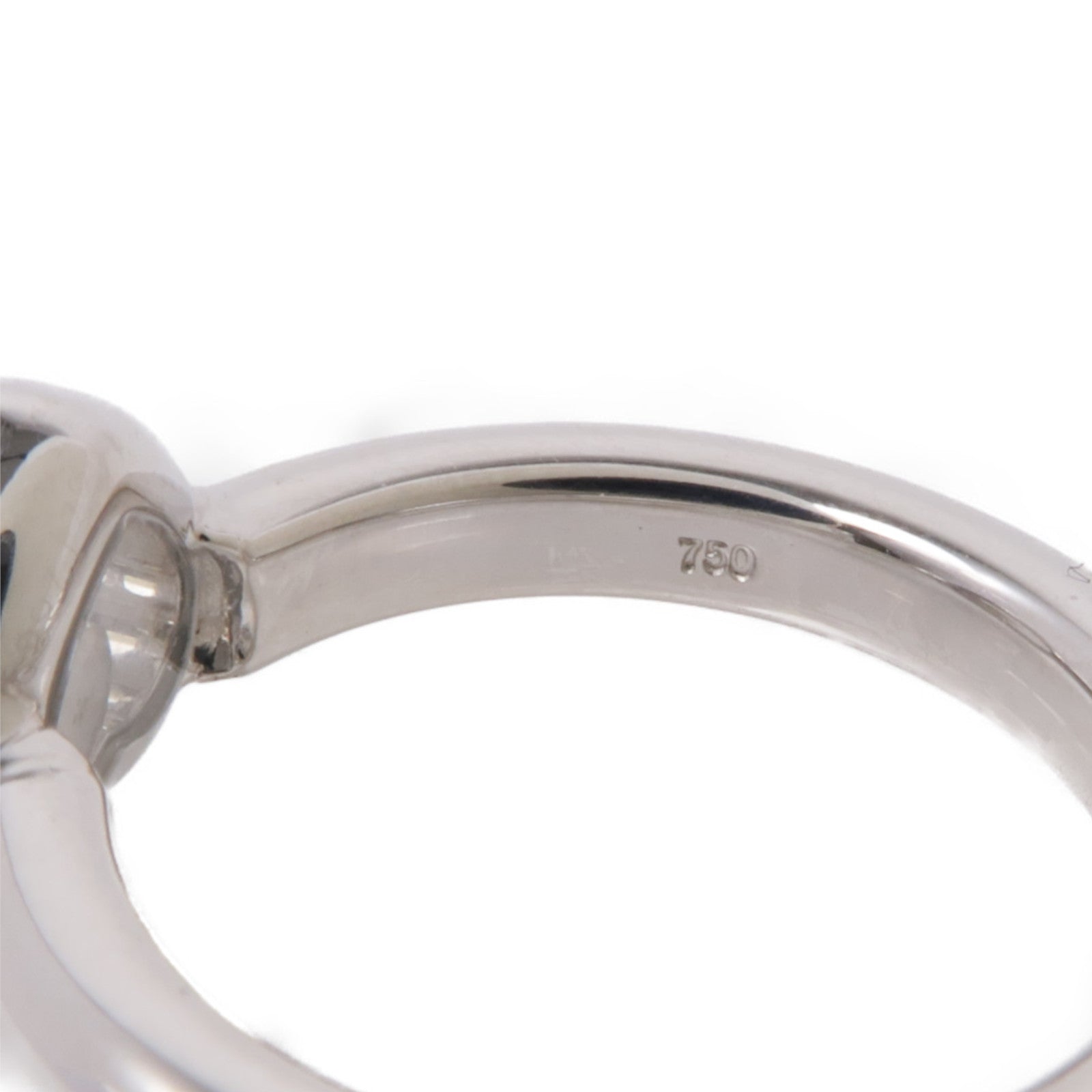 Chopard 18K白金Happy Diamond Ring鑽石戒指US#5