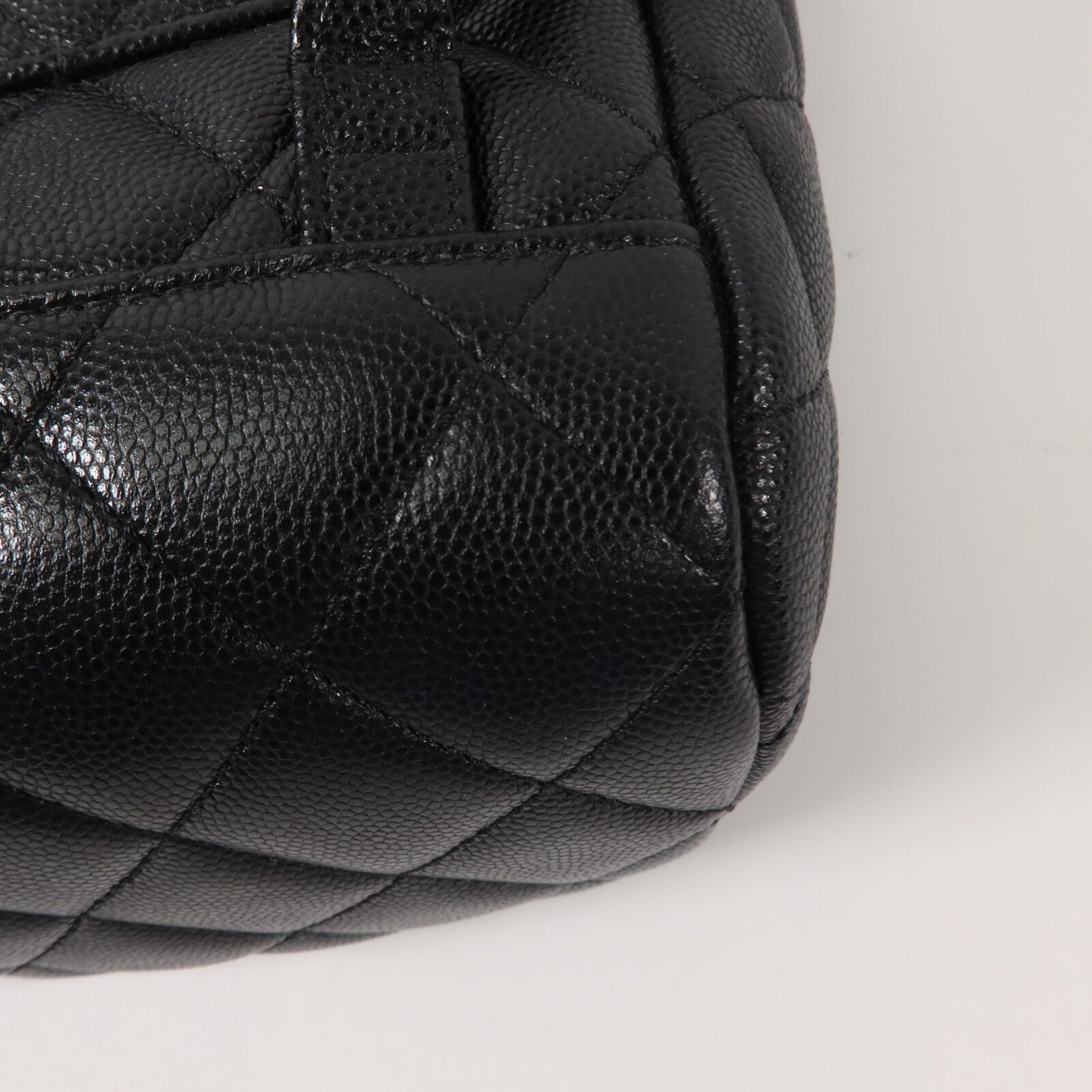 CHANEL 牛皮皮革Backpack鏈帶背包