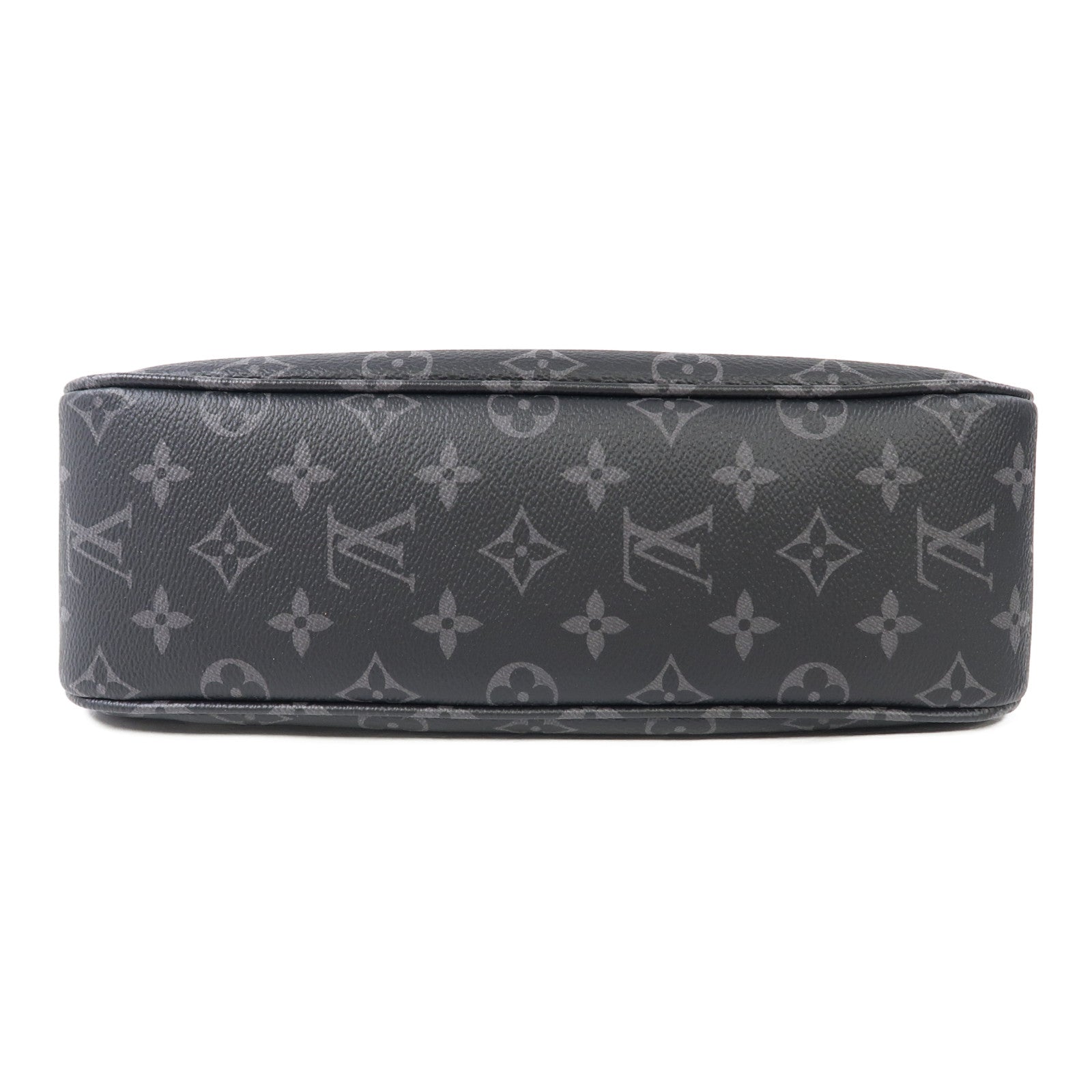 LOUIS VUITTON Monogram Eclipse Pochette Accessoire XL肩背袋黑色