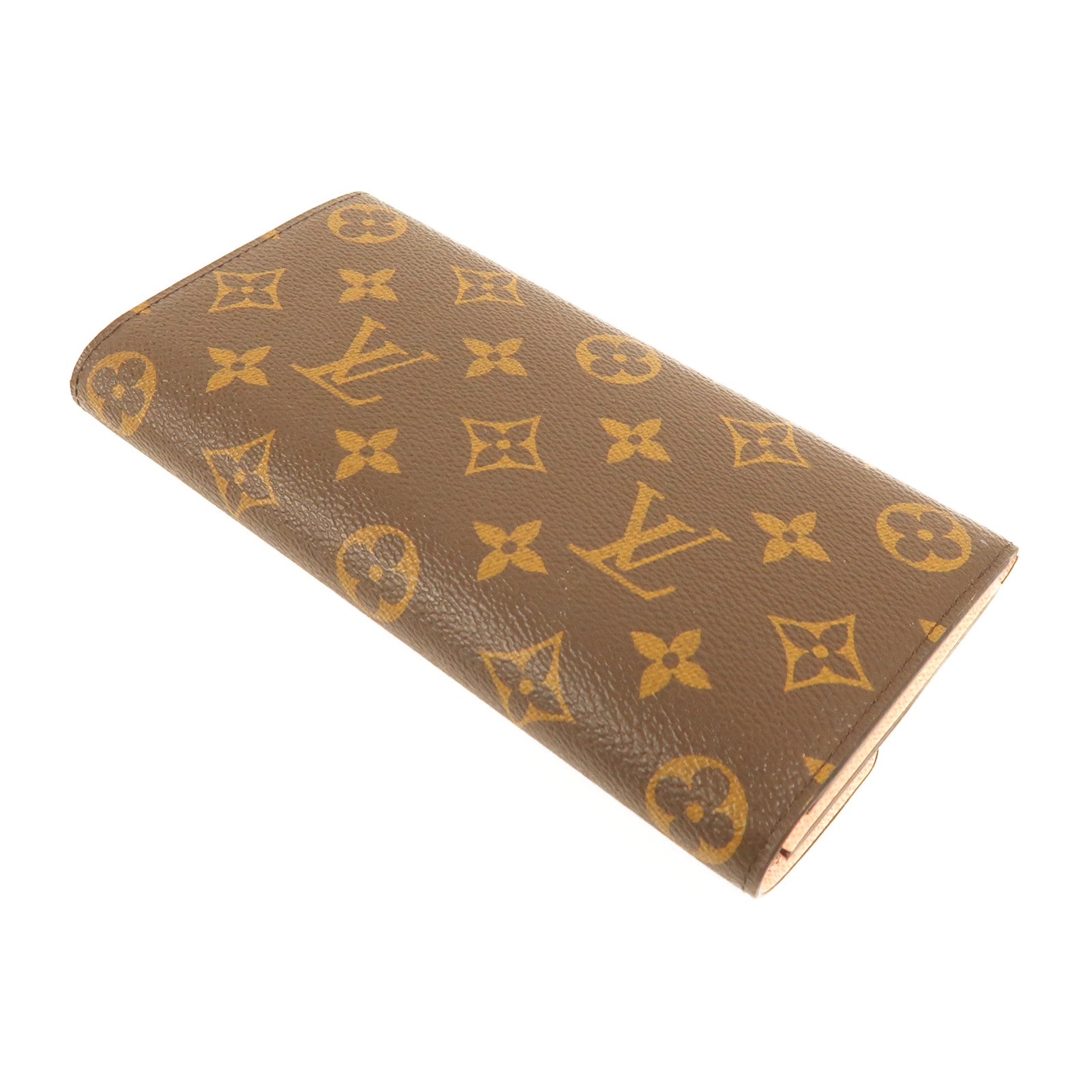 LOUIS VUITTON Monogram Emilie金扣長錢包